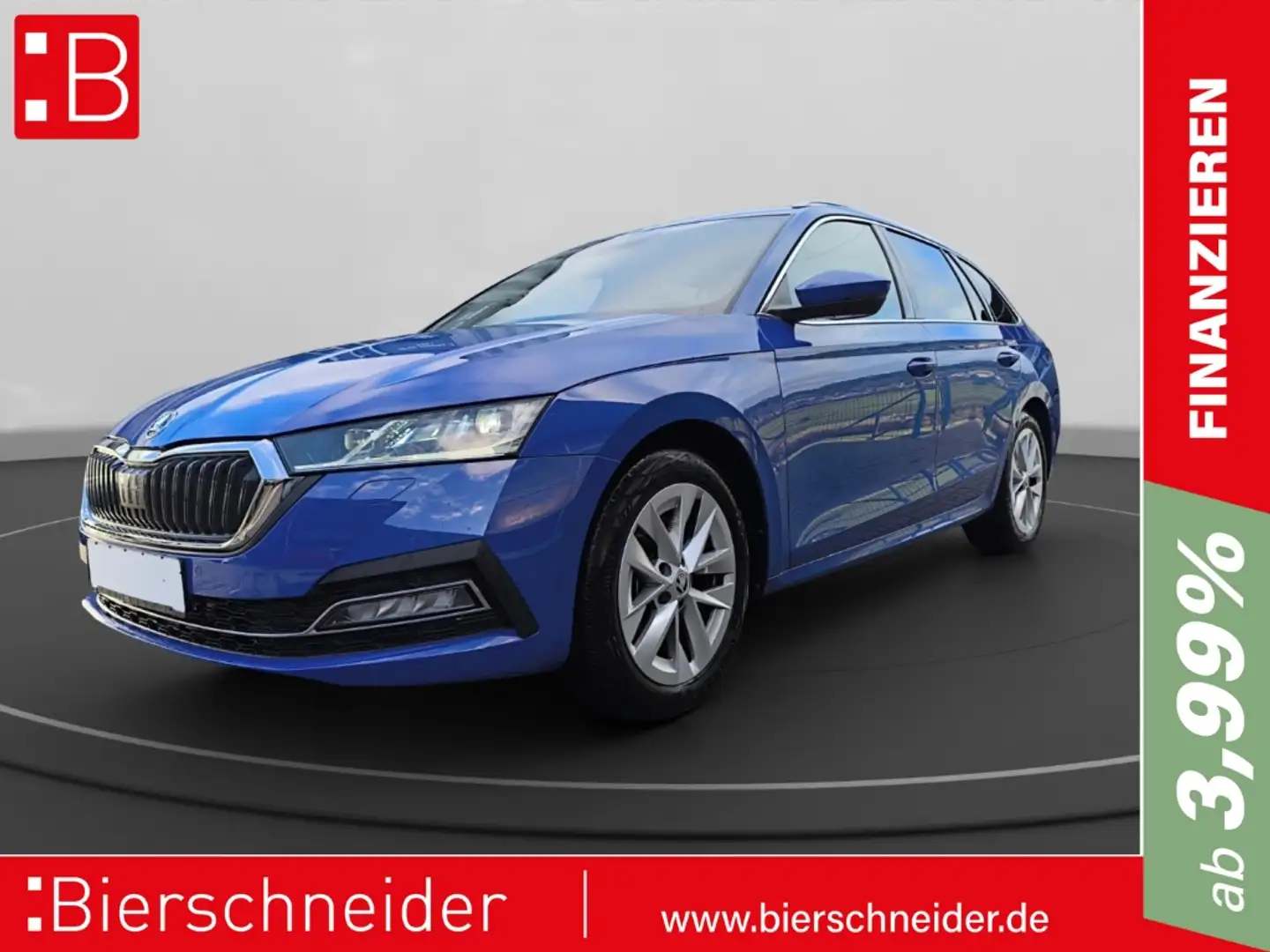 Skoda Octavia Combi 2.0 TDI DSG Style STANDHZG NAVI LED Kék - 1