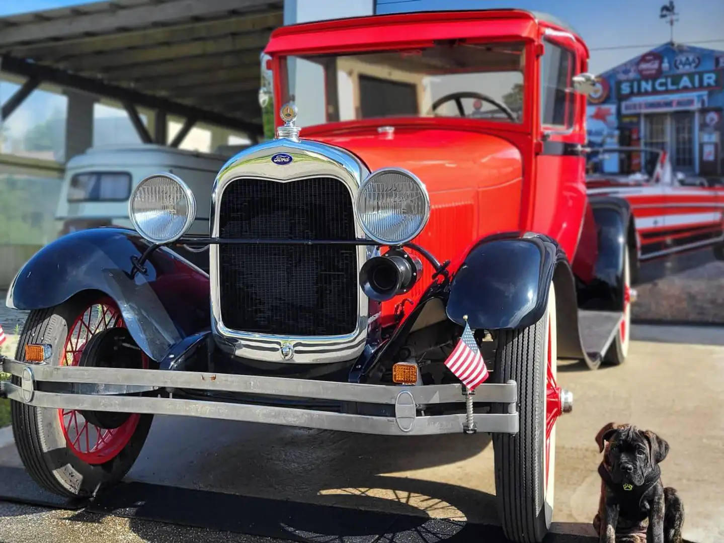 Ford Model A, wunderschöner Eyecatcher Roşu - 2