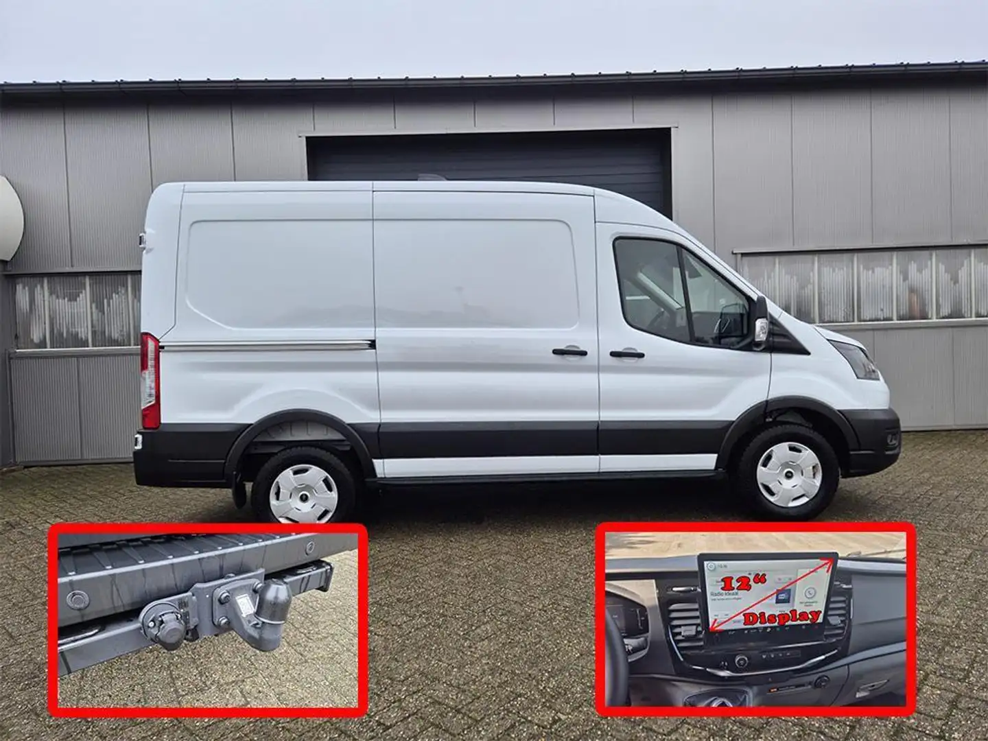 Ford Transit L2H2 2.0 EcoBlue 165PS Trend Heckantrieb 3,5t 2... Blanc - 1