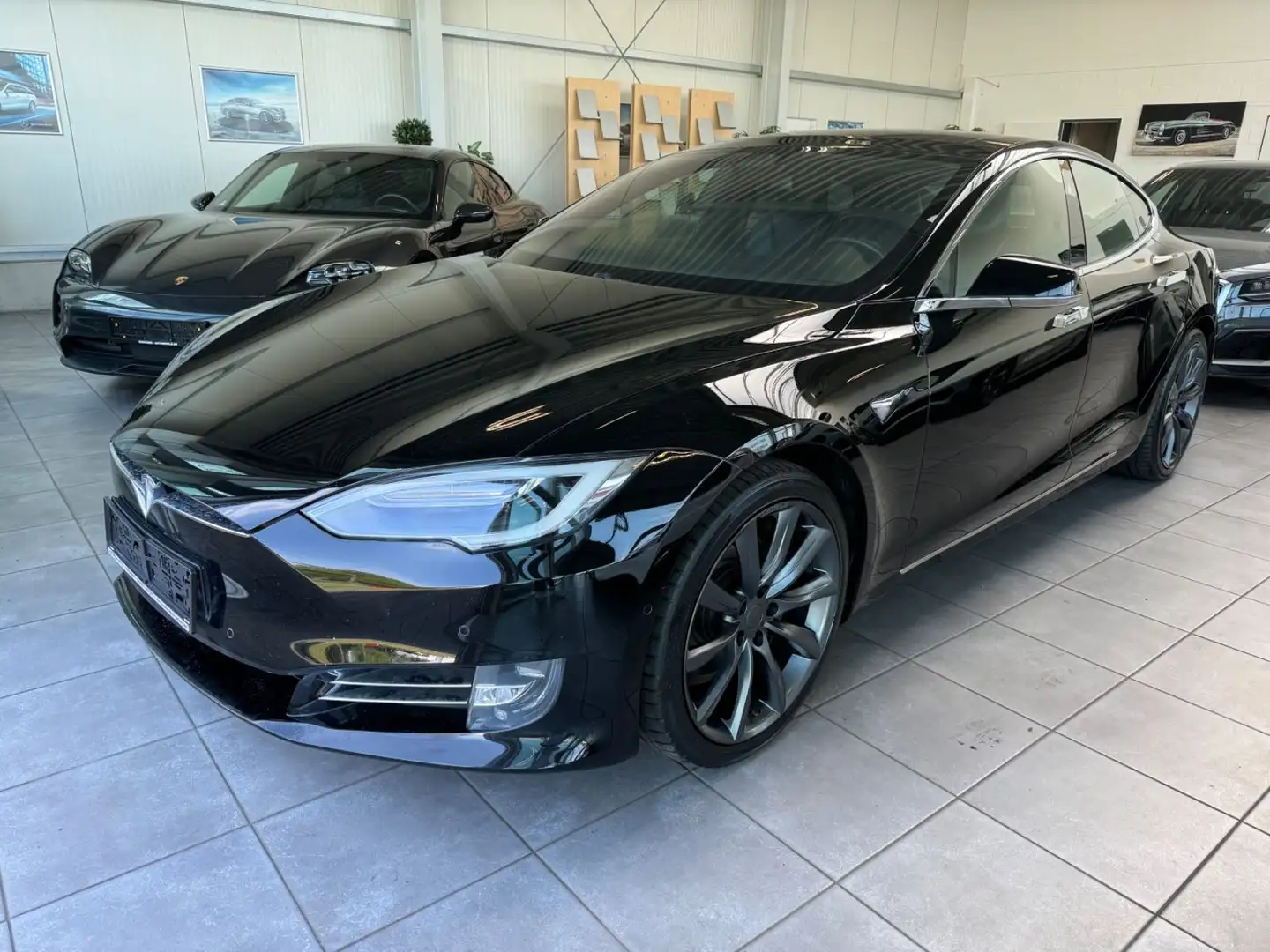 Tesla Model S /Panodach/20Zoll/Vollleder-Sportsitze Чорний - 2
