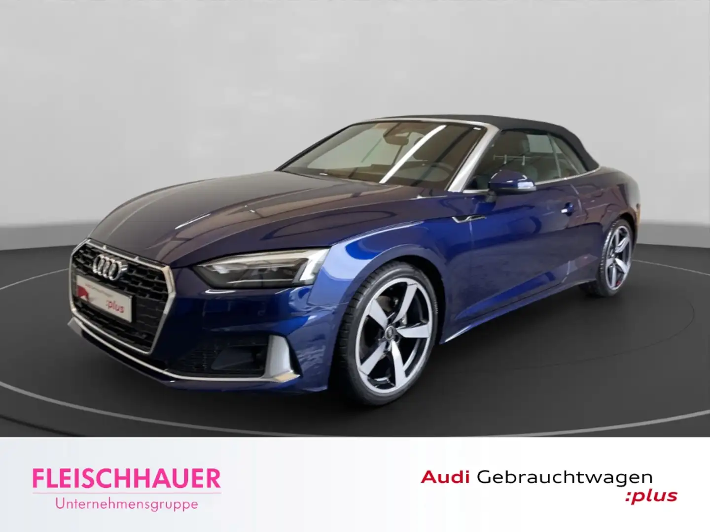 Audi A5 Cabriolet advanced 35 TFSI AHK Navi virtual cockpi Blau - 1