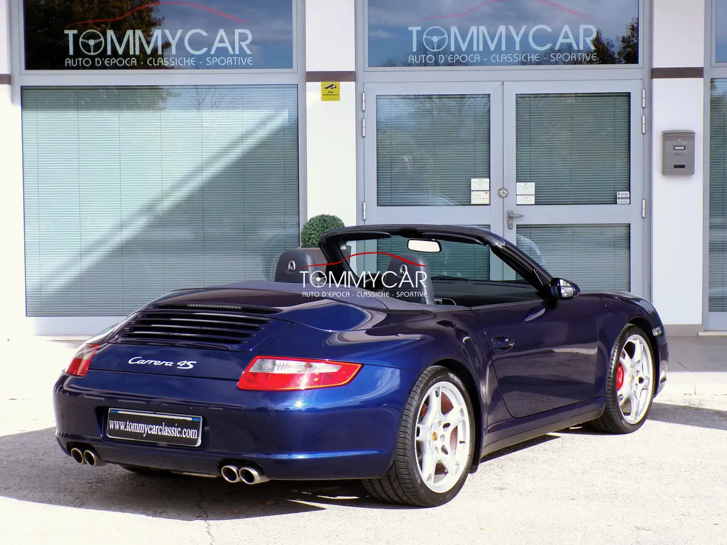 Porsche 997 911 Carrera 4S Cabrio Manuale 86000 km C07 Tagl.CP Blau - 2