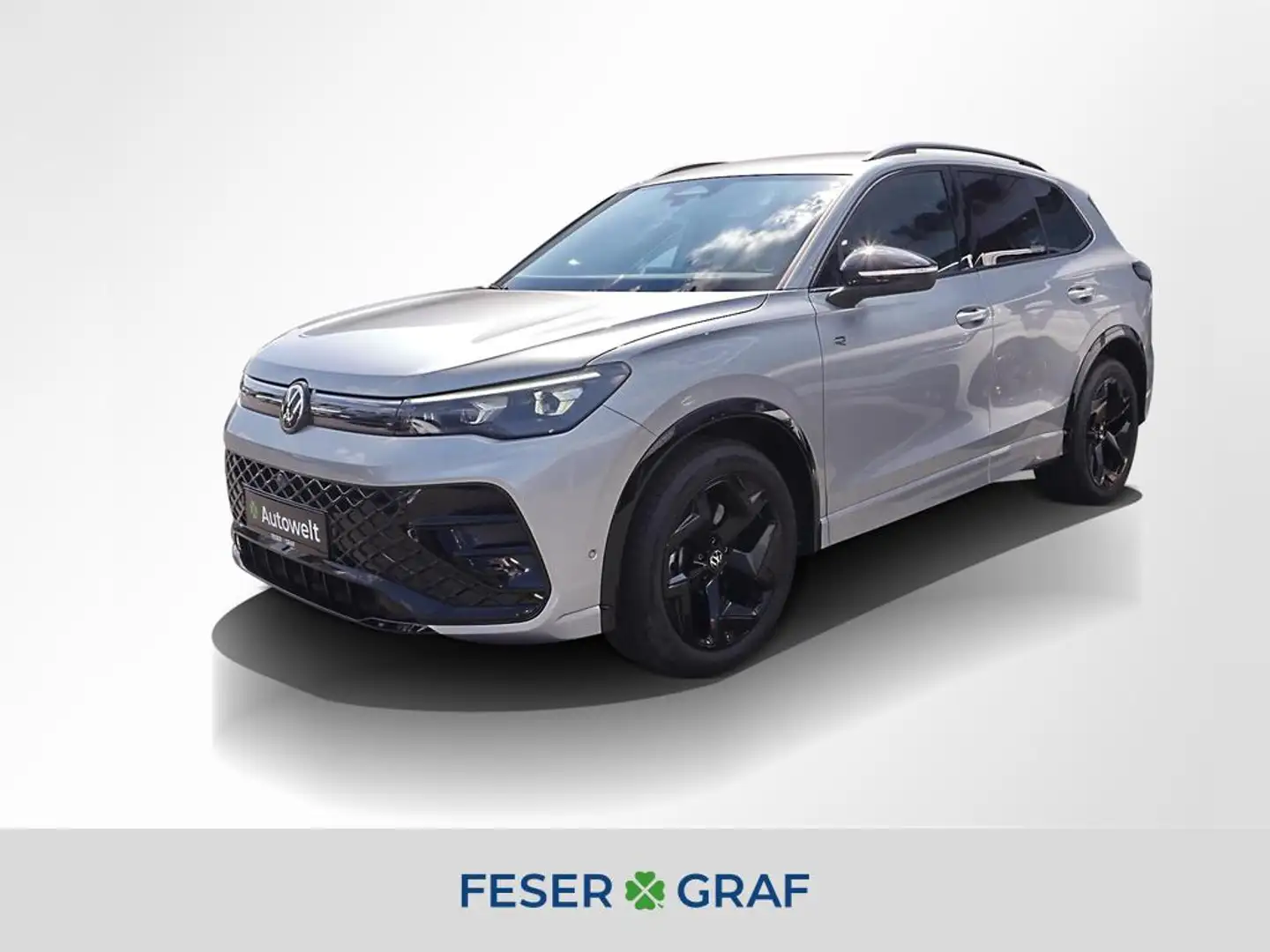 Volkswagen Tiguan R LINE BlackStyle 2.0 TDI DSG MATRIX AHK Silber - 1