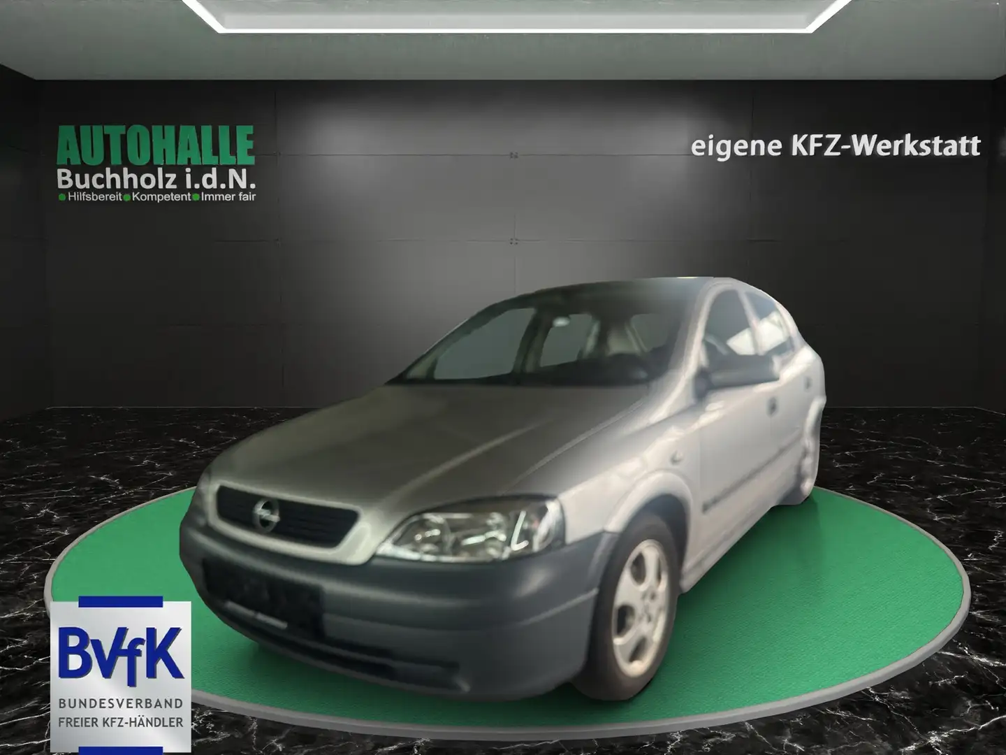Opel Astra G~1,6 Benzin~Servo~Zentral~KLIMA~el.FH~km 135 tkm Argent - 1