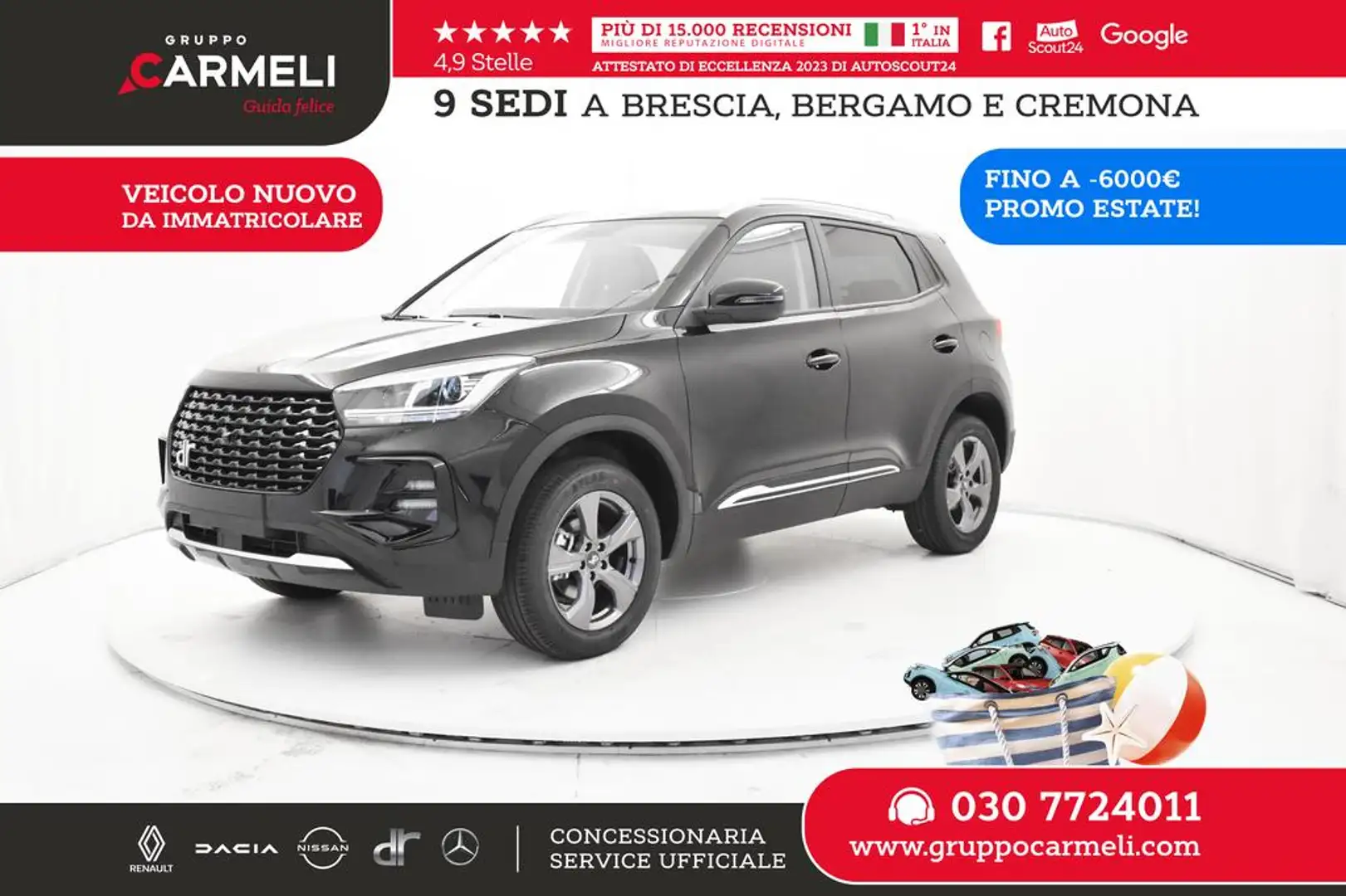 DR Automobiles DR5.0 dr 5.0 1.5 Unica Gpl 114cv - PROMO FIN. Negro - 1