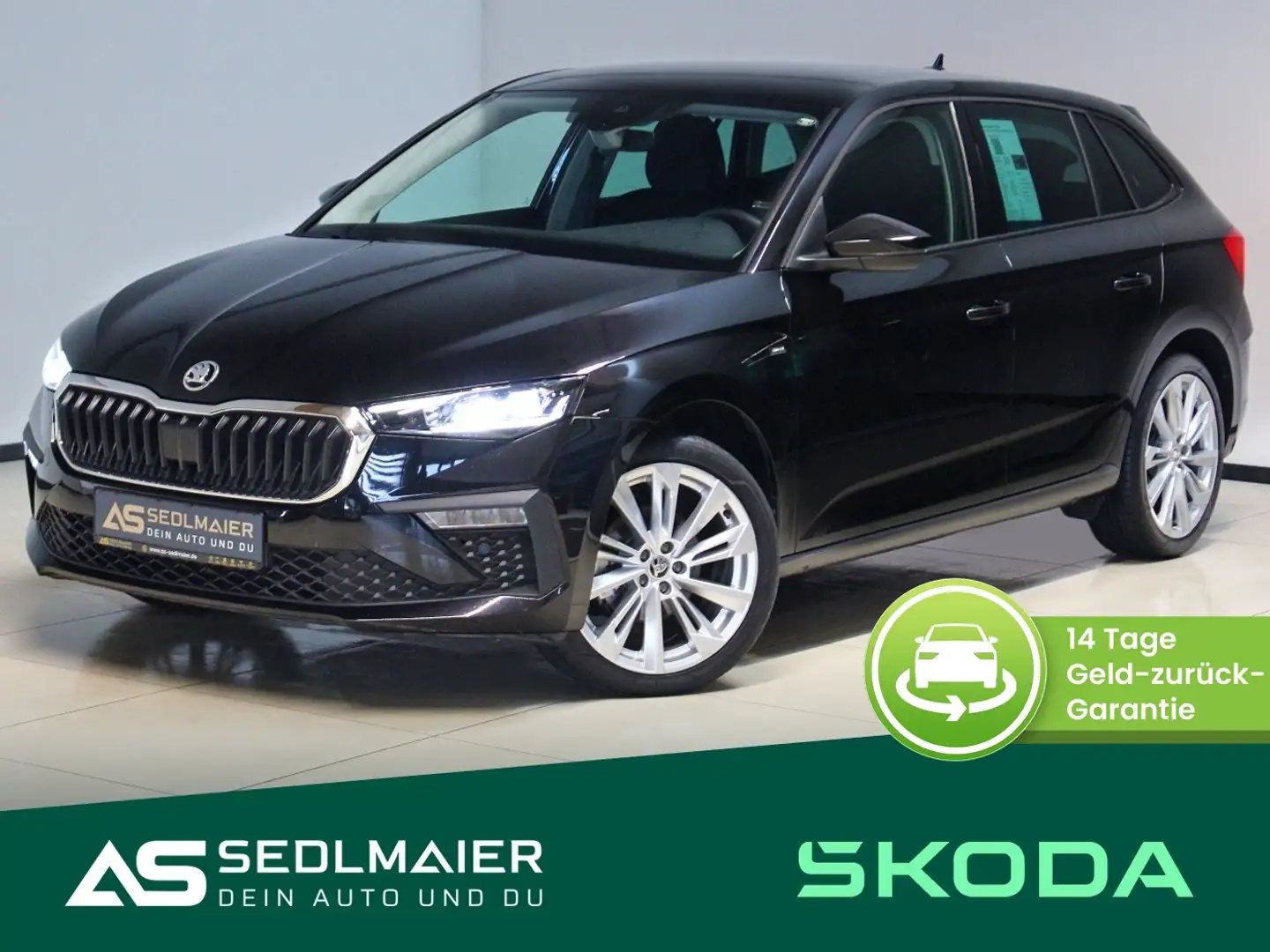 Skoda Scala 1.5 TSI Drive WSS+SHz|RCam|ACC|MATRIX|NAVI Schwarz - 1