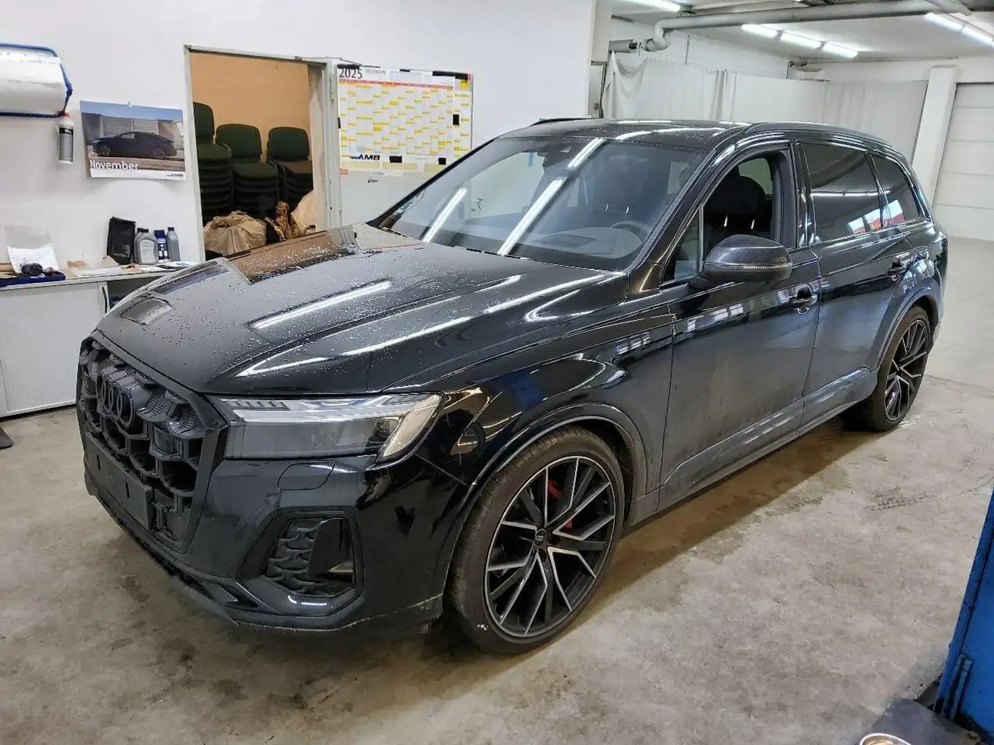 Audi Q7 S line 50 TDI AHK/Laser/HuD/Pano/Standhzg Schwarz - 2