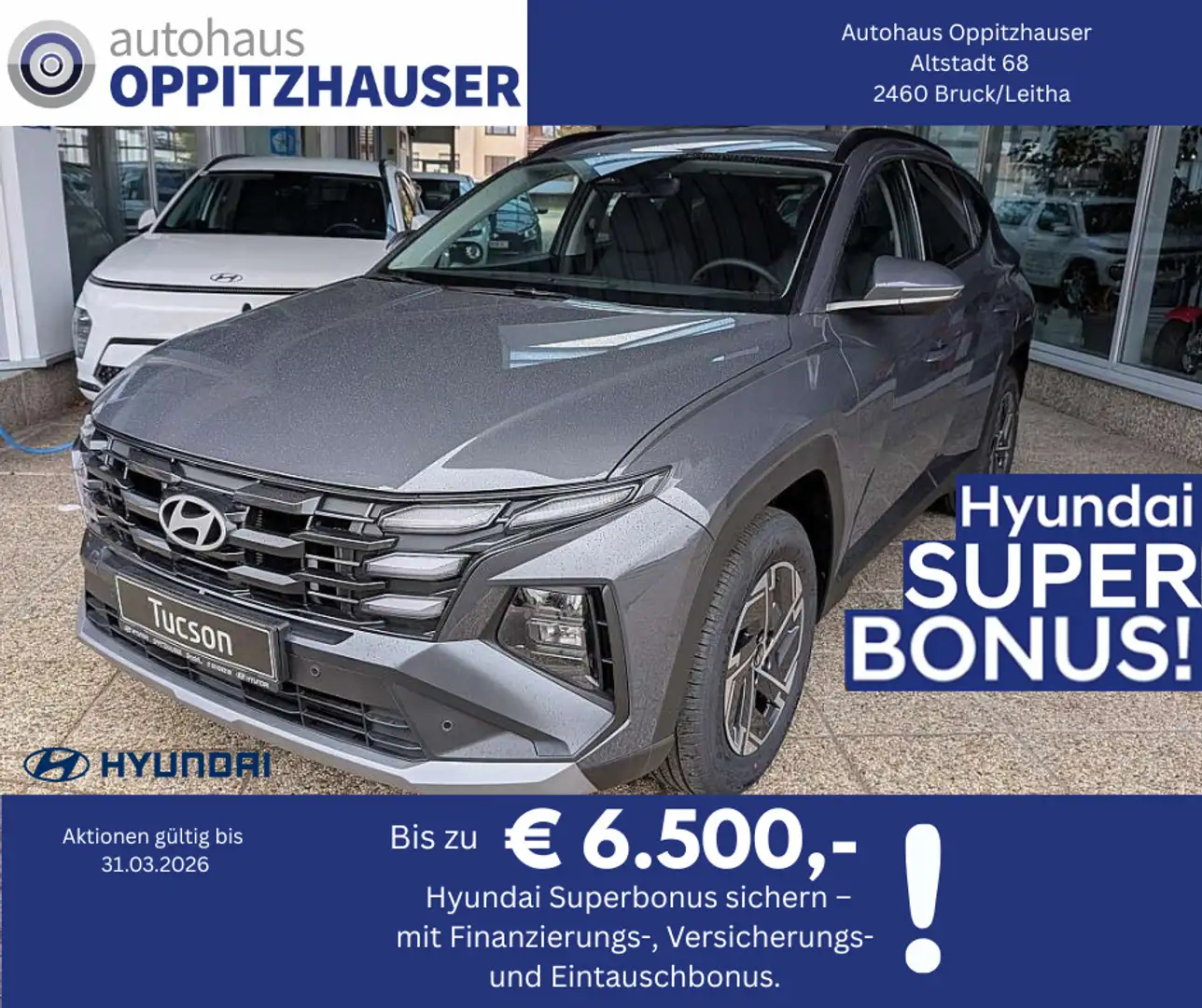 Hyundai TUCSON Tucson 1,6 T-GDI 48V 2WD Jubilé Grau - 1