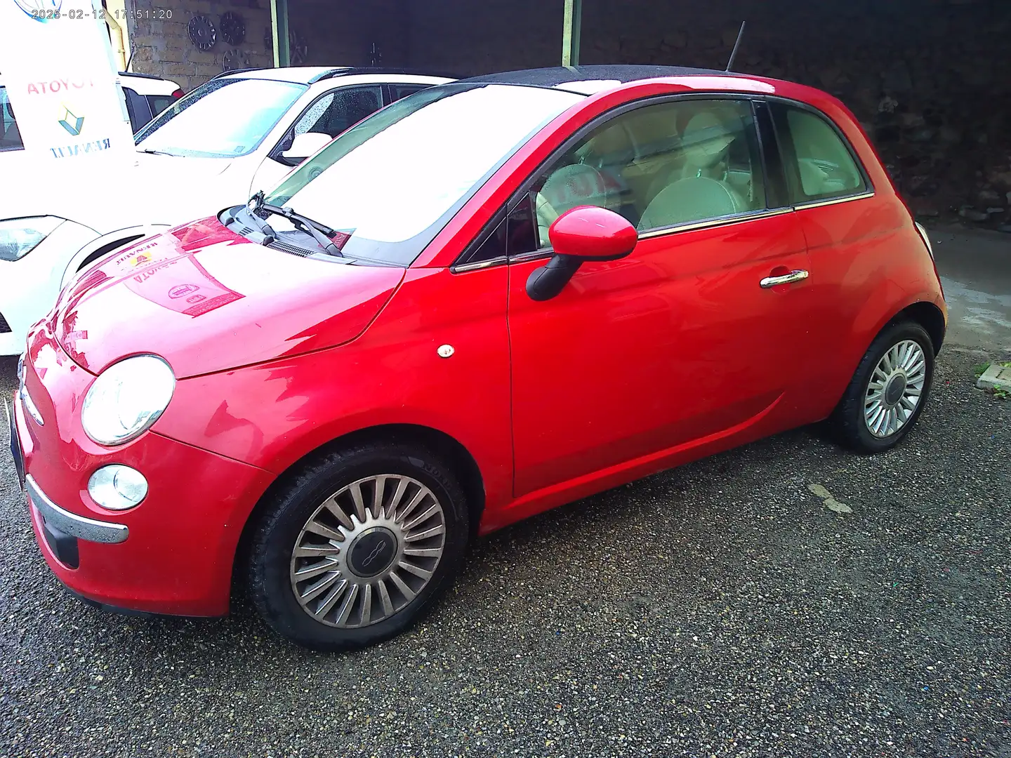 Fiat 500 1,2 lounge Rouge - 2