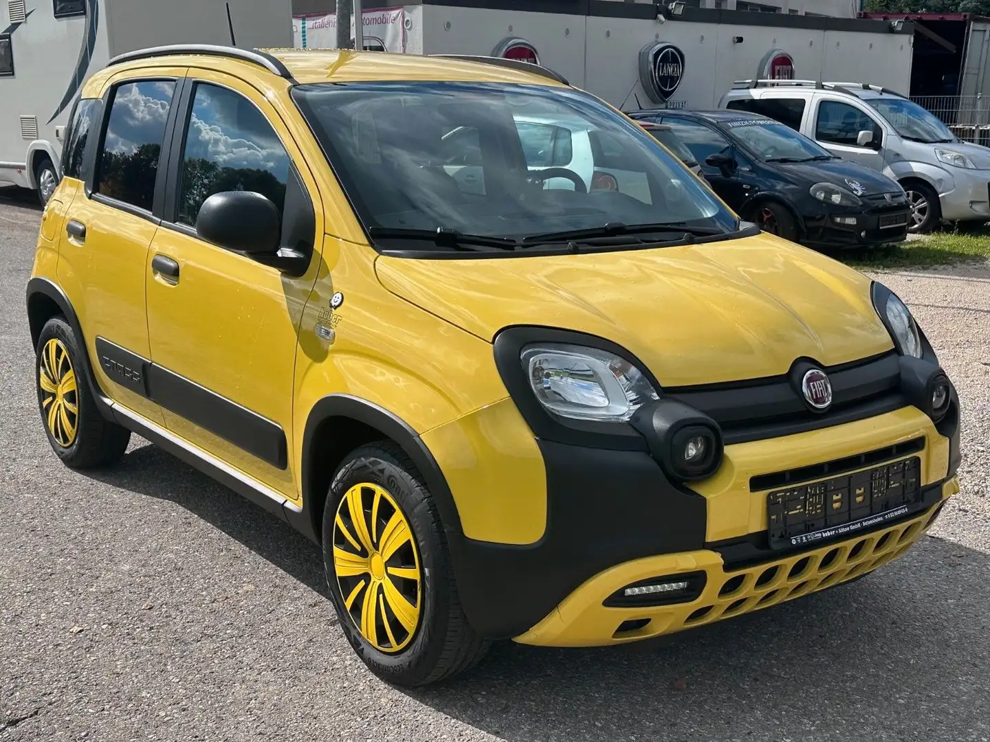 Fiat Panda Waze DAB, PDC, KD NEU, 1.Hand! Gelb - 2