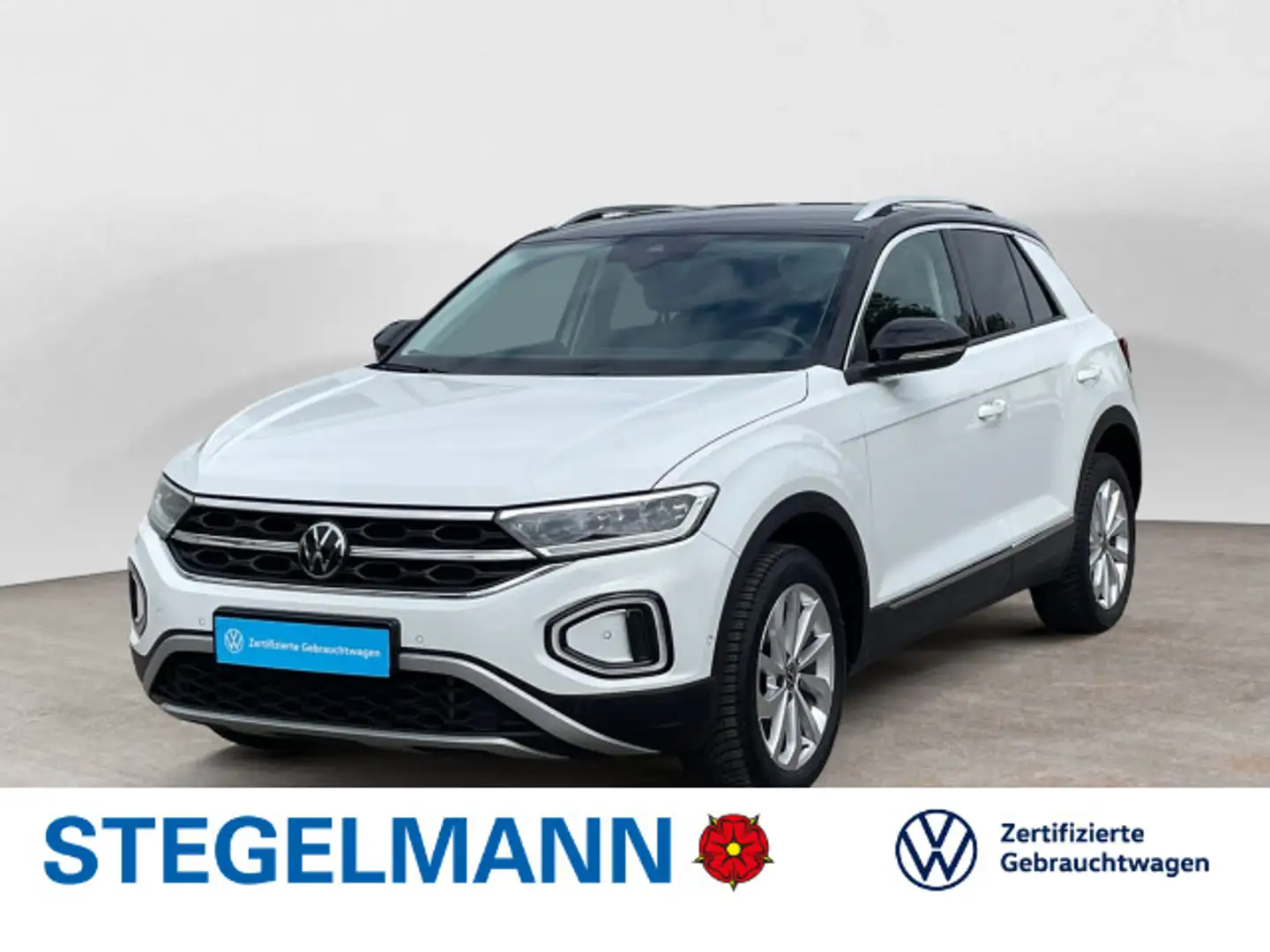 Volkswagen T-Roc 1.5 TSI DSG Facelift Style *LED*AHK*Navi* Weiß - 1