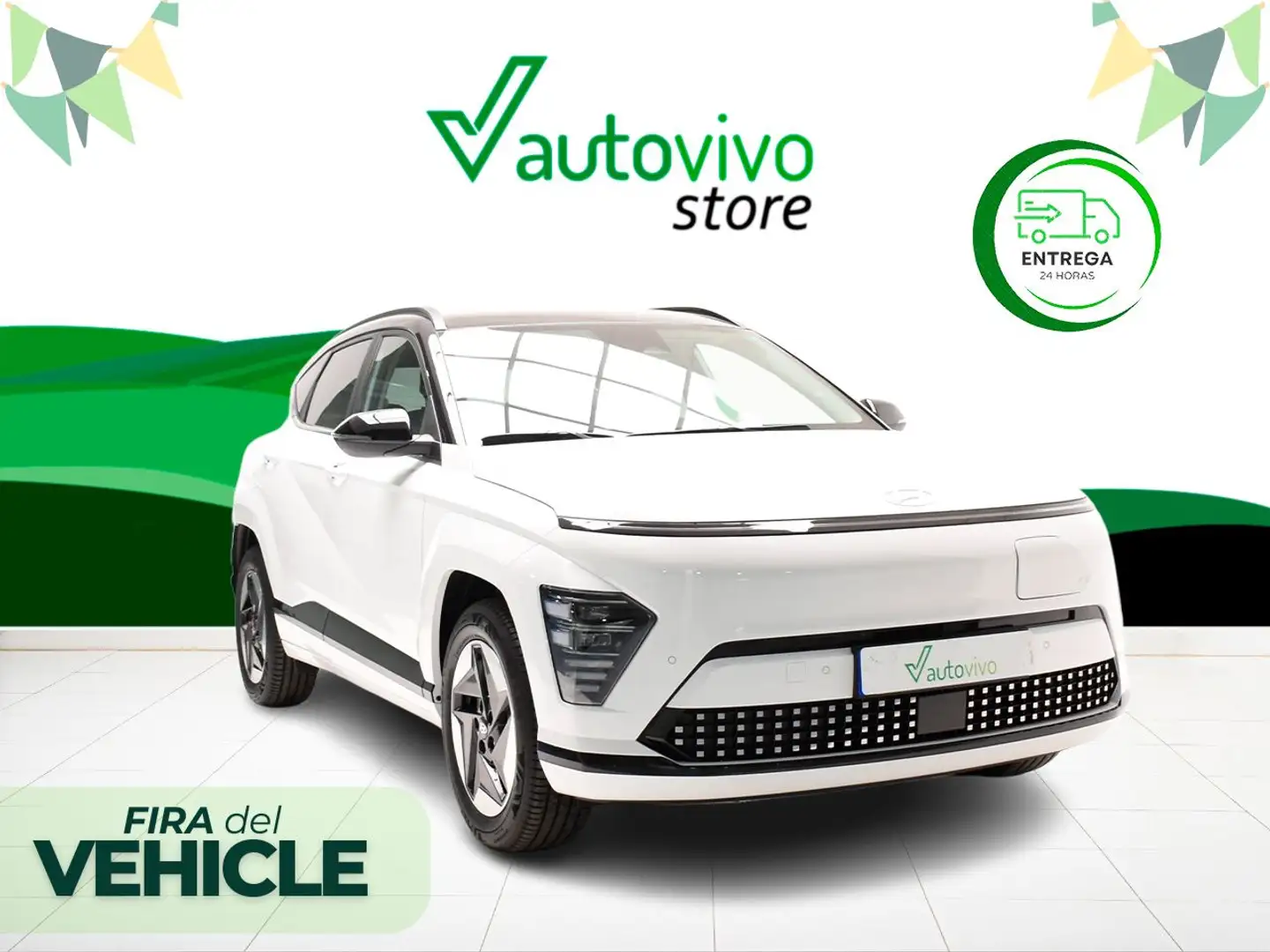 Hyundai KONA EV Tecno 2C 150kW Blanco - 1