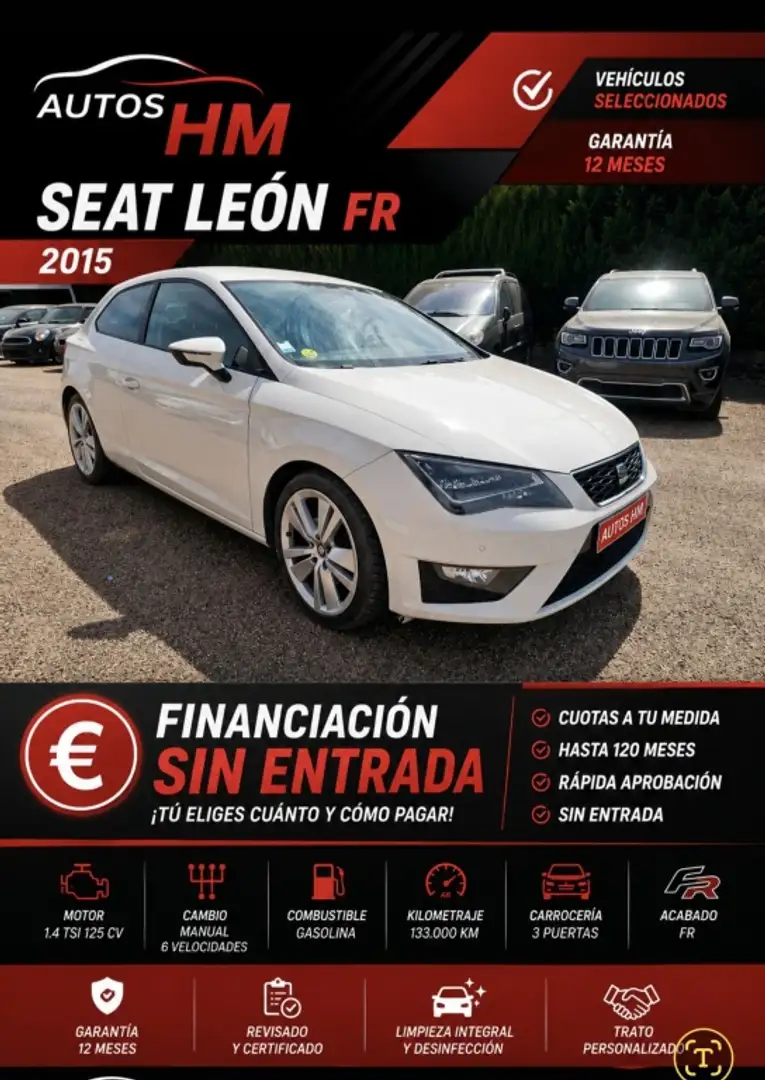 SEAT Leon SC 2.0TDI CR S&S FR 184 Blanco - 1