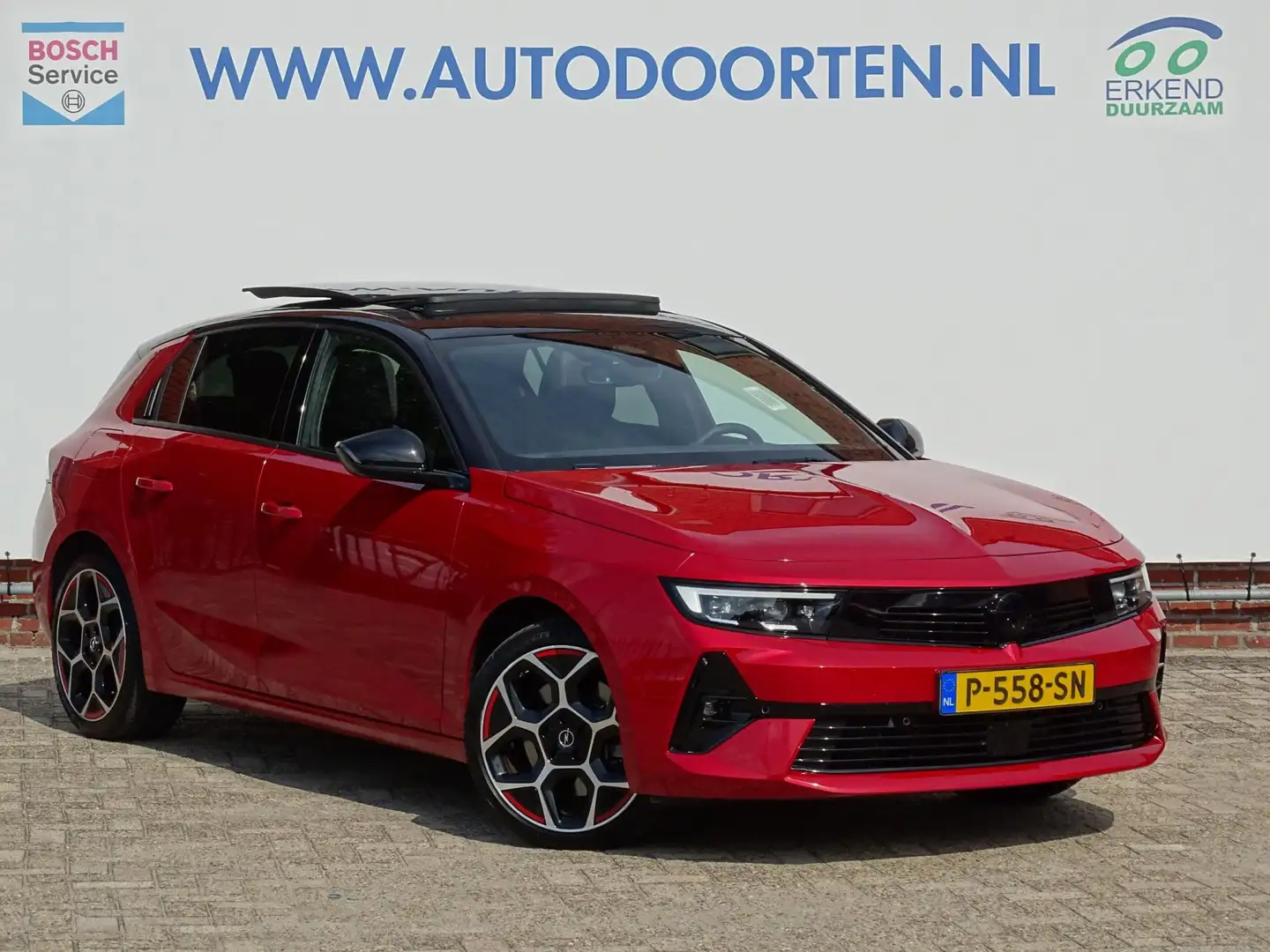 Opel Astra 1.6 Hybrid GS Edition|Pano|Plug In|360 Camera|Trek Rood - 1