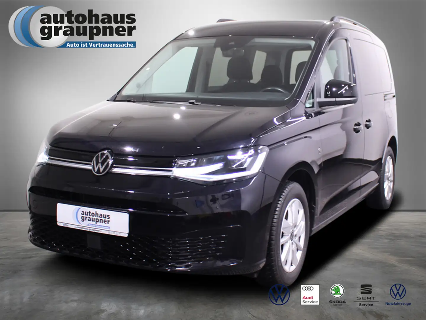 Volkswagen Caddy 1.5 TSI Life KLIMA PDC KAMERA AHK Schwarz - 1