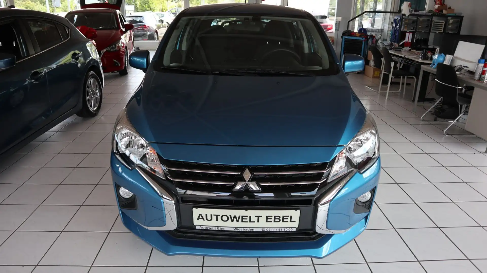 Mitsubishi Space Star *FREISPR*KLIMA*TÜV+INSP. NEU*1. HAND* Blau - 2