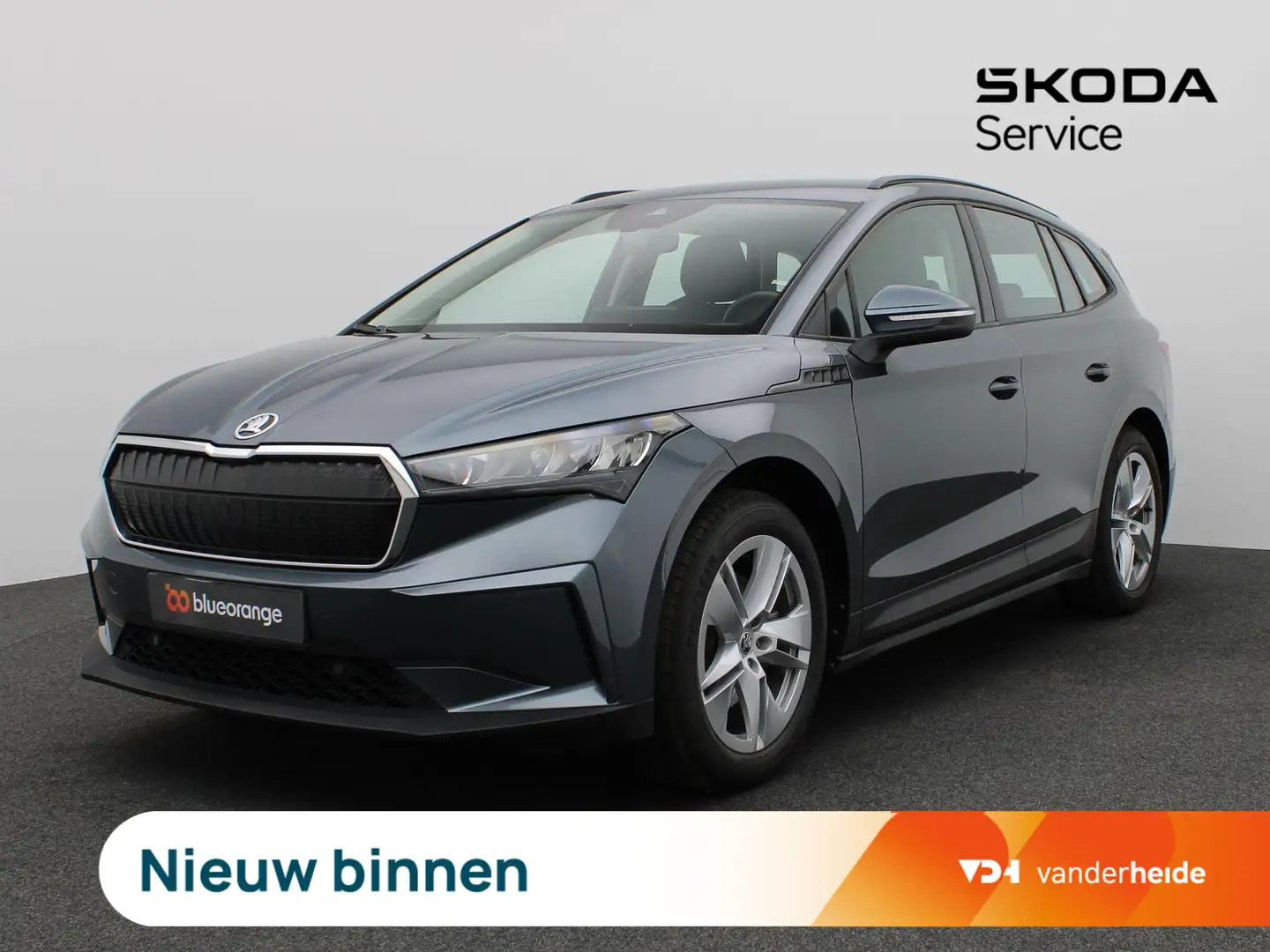 Skoda Enyaq iV 60 Trekhaak, Warmtepomp, Adaptive Cruise contro Grijs - 1