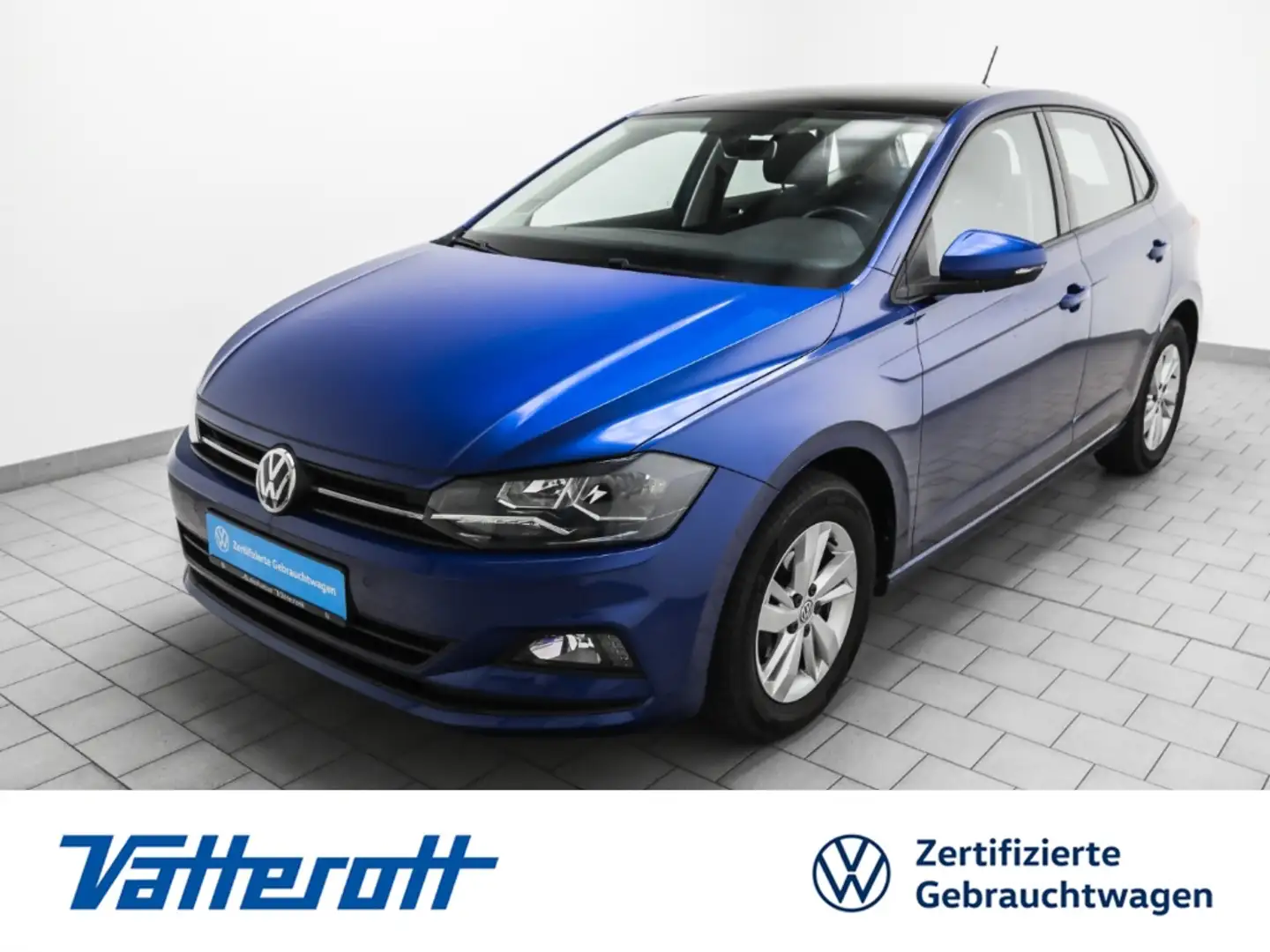 Volkswagen Polo 1.0 TSI Comfortline Panodach Navi Blau - 1