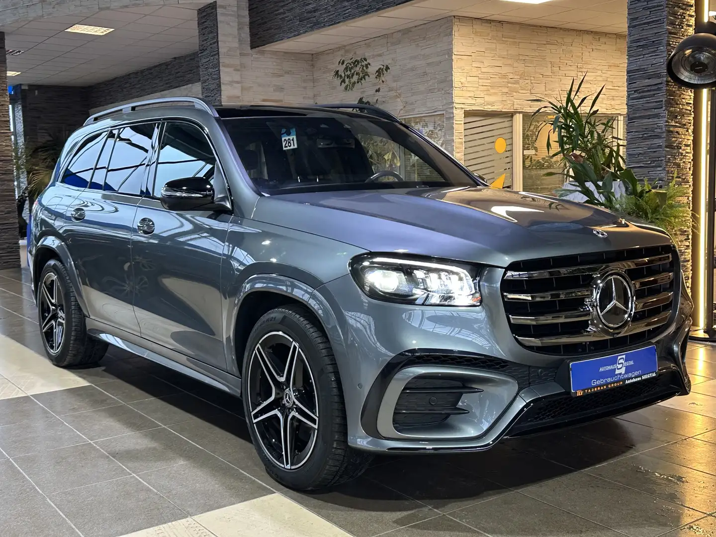 Mercedes-Benz GLS 450 d 4Matic*AMG-Line*Night*Pano*HUD*ACC*SHZ Gris - 1