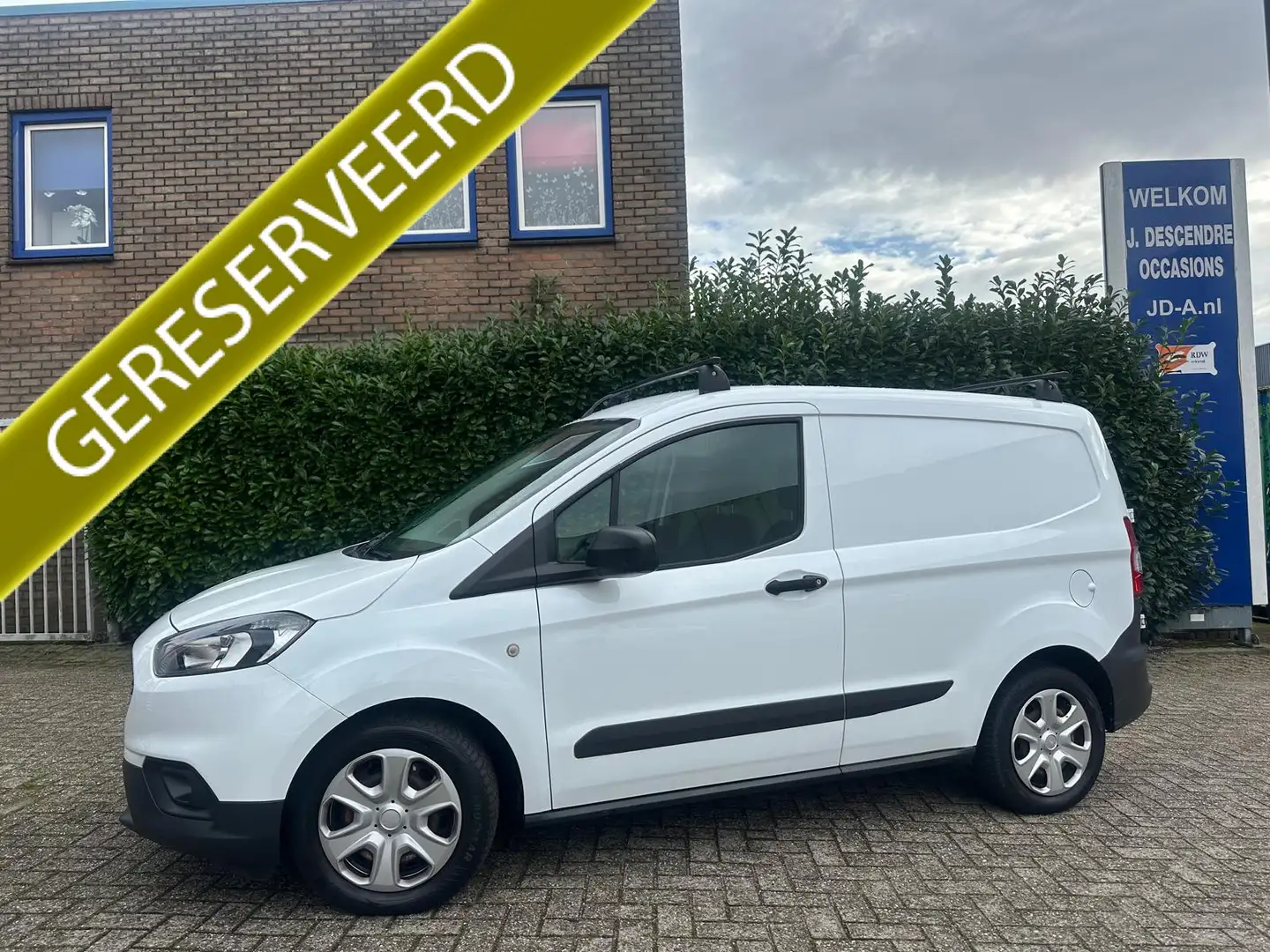 Ford Transit Courier 1.0 Ambiente Airco, Elec.Pakket, Dakrail!!!! Blanc - 1