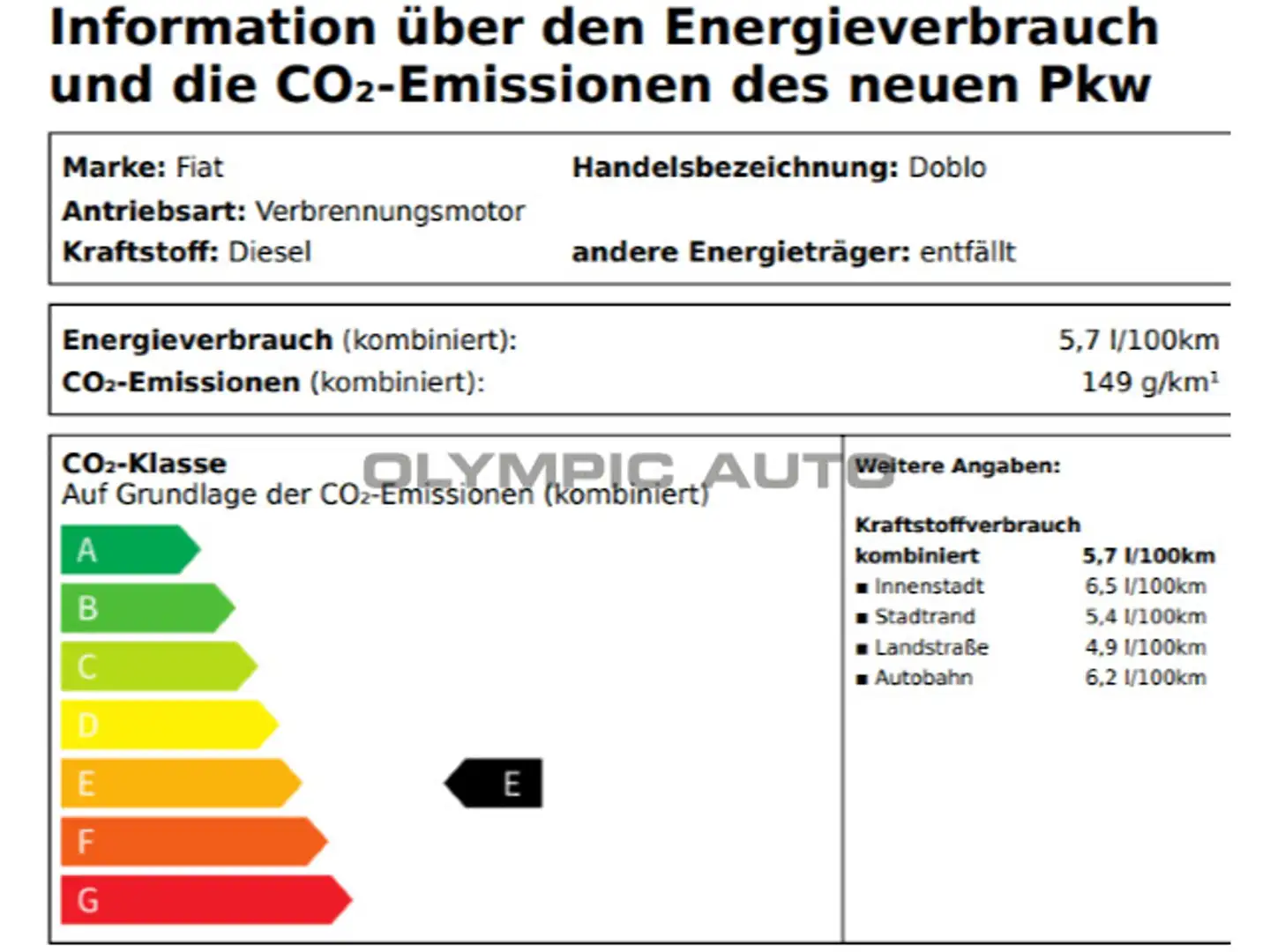 Fiat Doblo Maxi 1,5 Automatik 7-SITZE KAMERA SITZHZG Weiß - 2