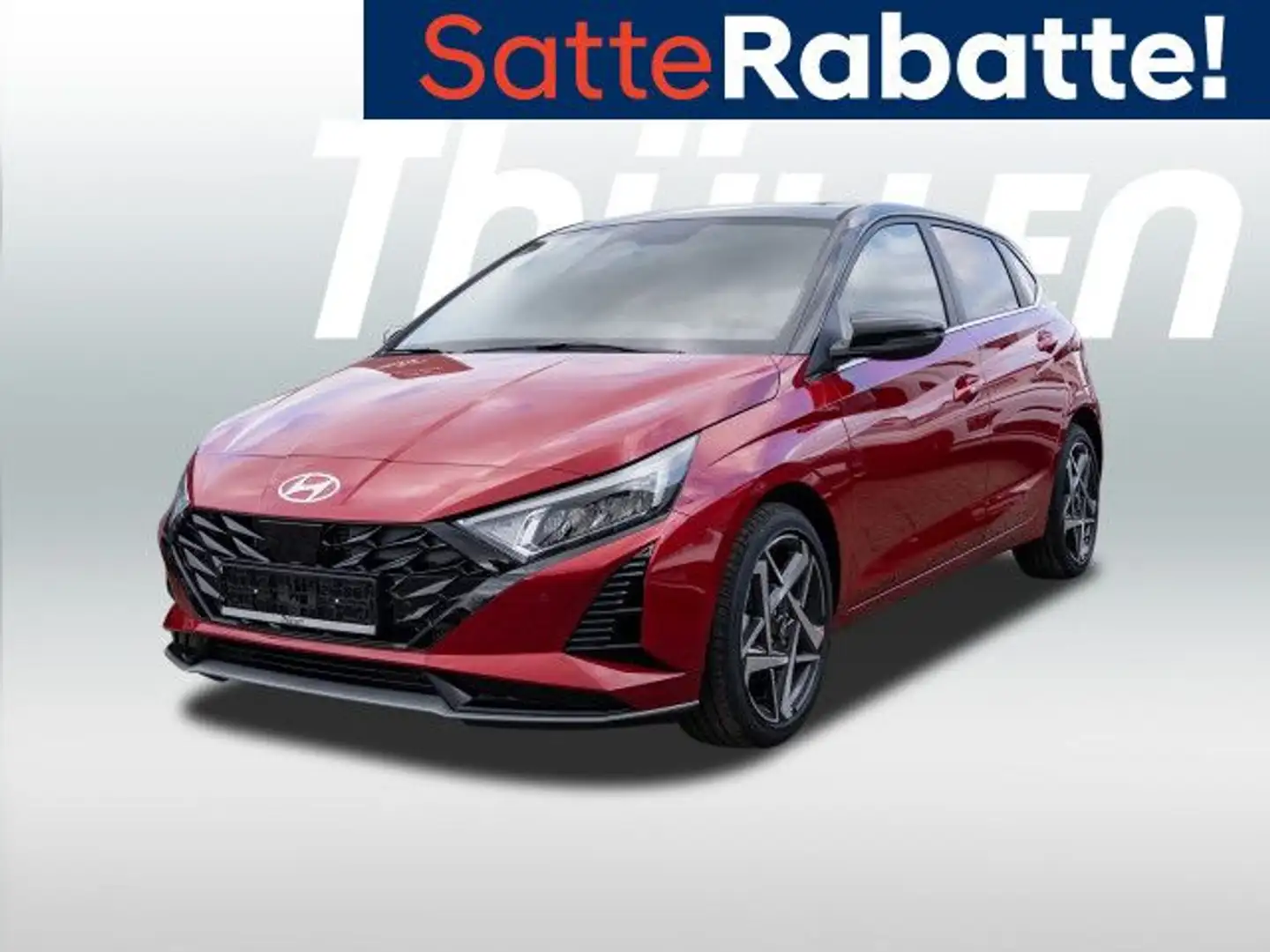 Hyundai i20 Prime Dachlackierung DCT 1.0 Turbo Benzin Navi Rot - 1