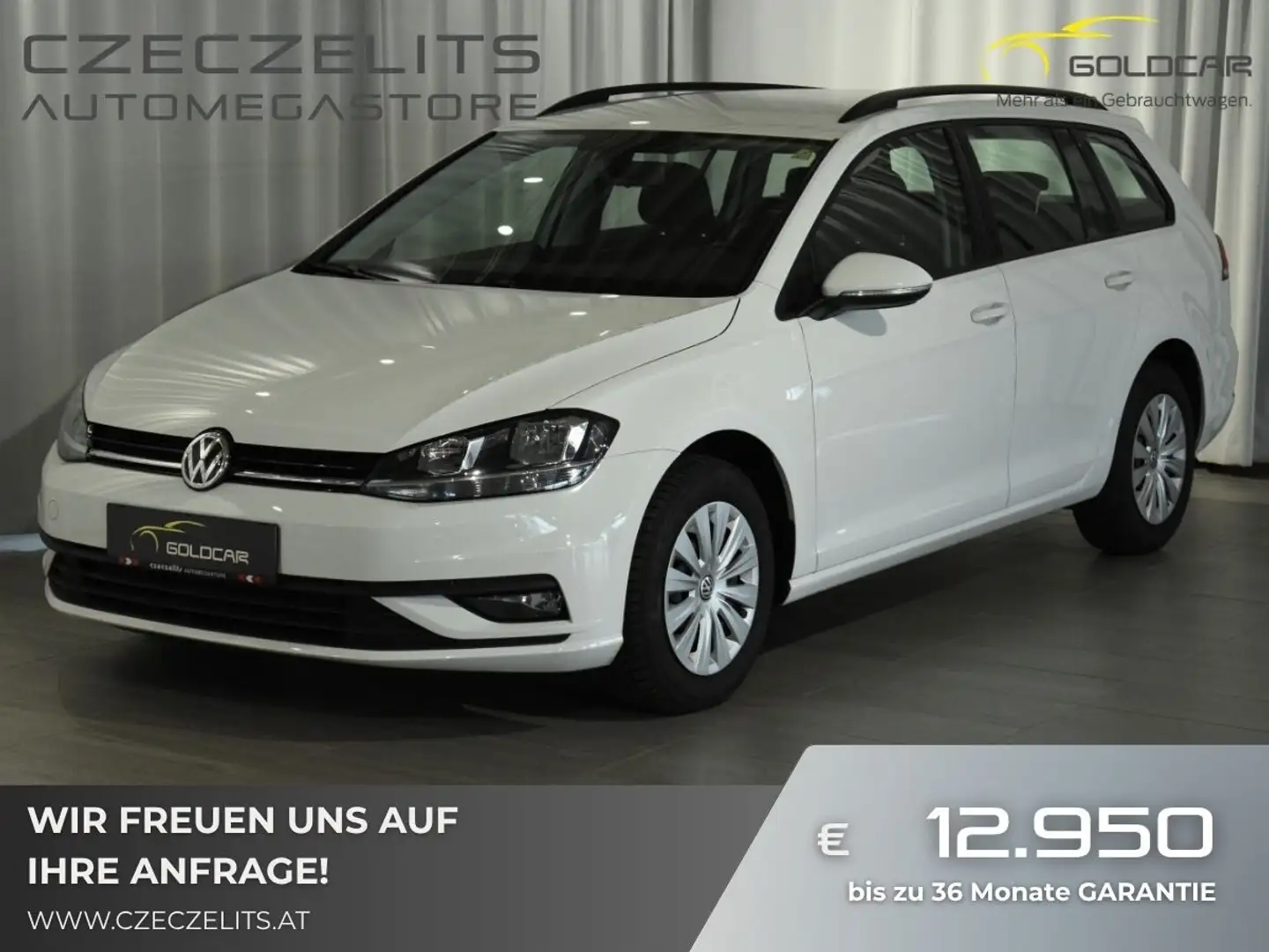Volkswagen Golf Variant 1,6 TDI SCR Weiß - 1