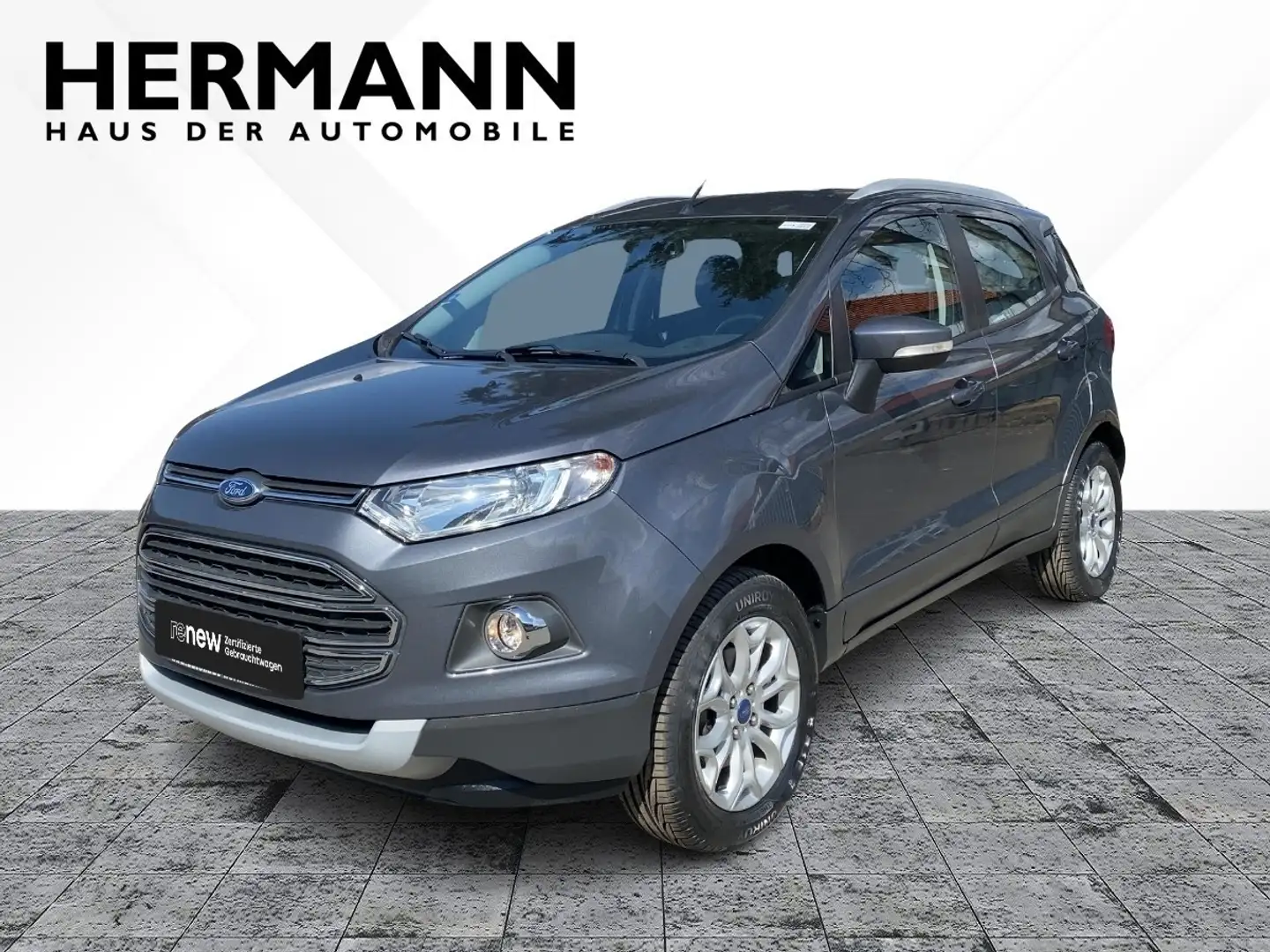 Ford EcoSport 1.0 EcoBoost Titanium *SYNC*LM*KeyLess Gris - 1