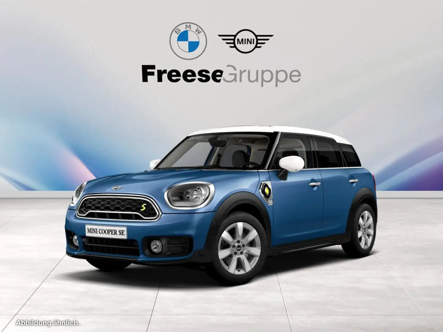 MINI Cooper SE Countryman Cooper SE ALL4 Salt HK HiFi Pano.Dach Navi Shz Blau - 1