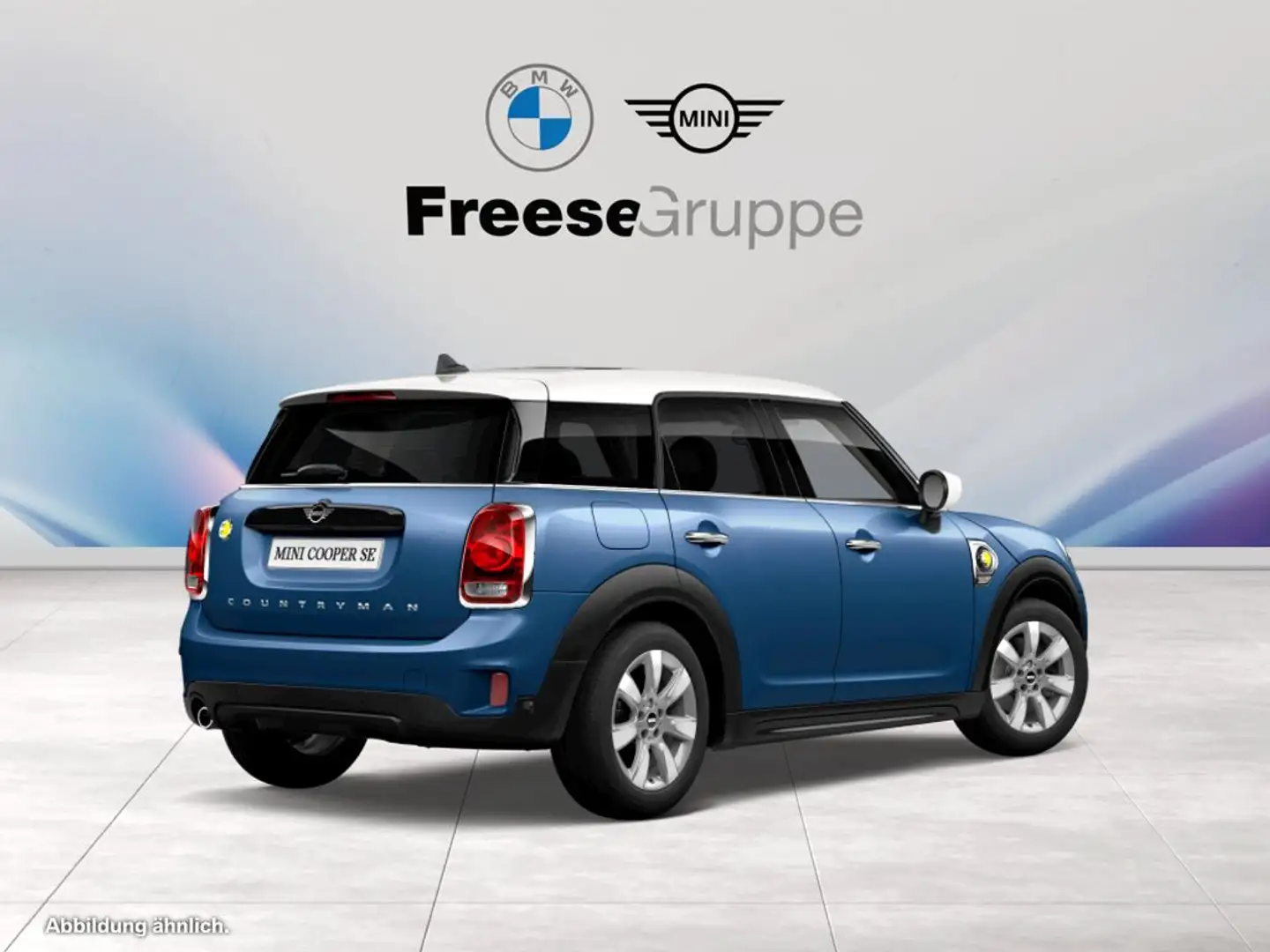 MINI Cooper SE Countryman Cooper SE ALL4 Salt HK HiFi Pano.Dach Navi Shz Blau - 2