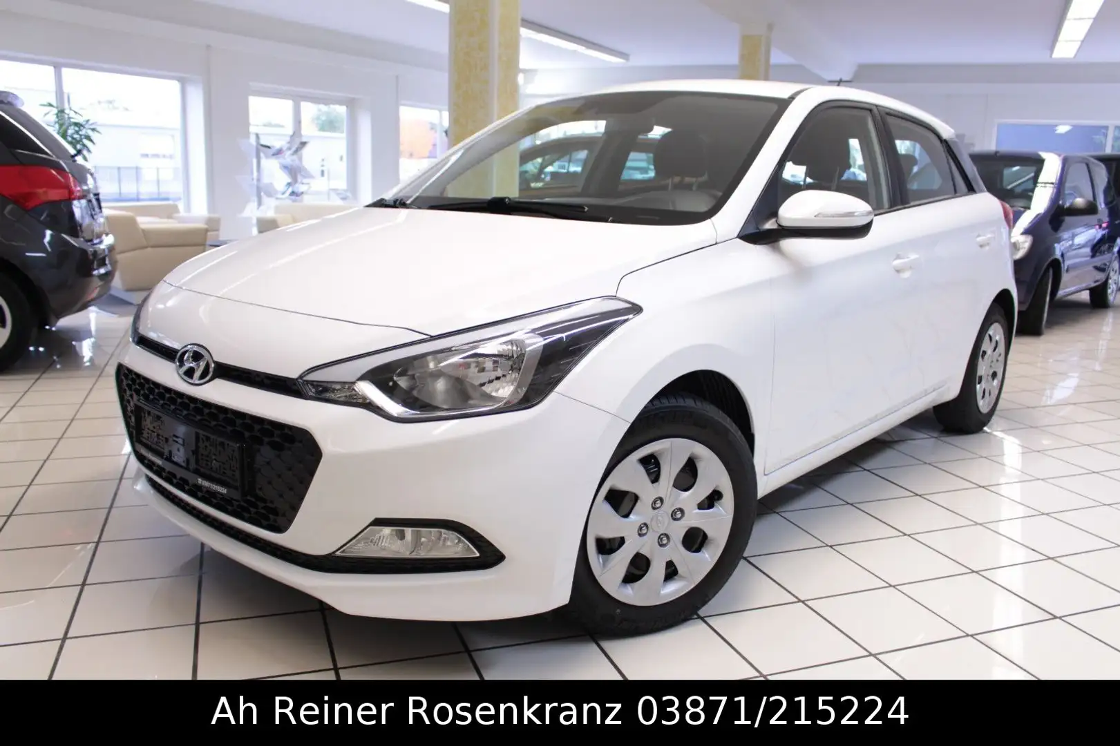 Hyundai i20 Trend Klima Sitzheiz. Lenkradheiz. PDC Tempo Weiß - 1