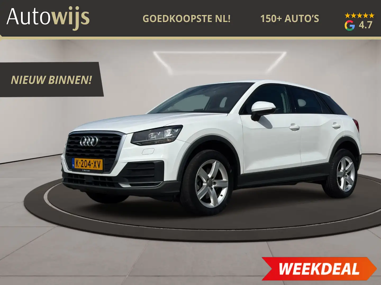 Audi Q2 1.0 TFSI Sport Pro Line|AUTOMAAT|Leder|Navi|Stoelv Blanc - 1