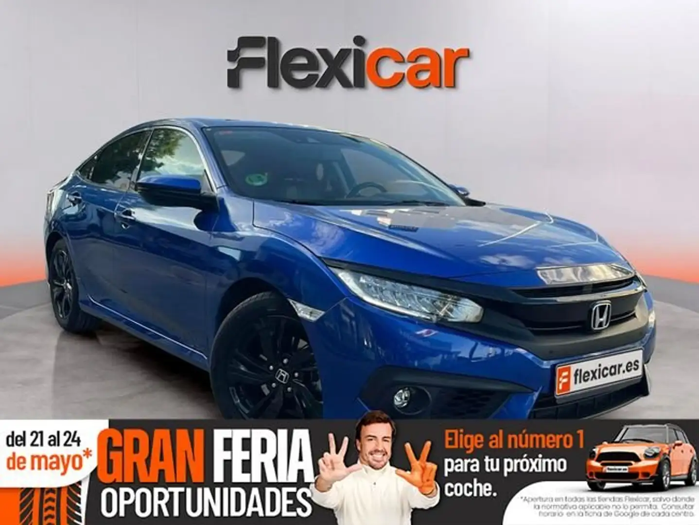 Honda Civic 1.5 VTEC Turbo Prestige CVT Azul - 1