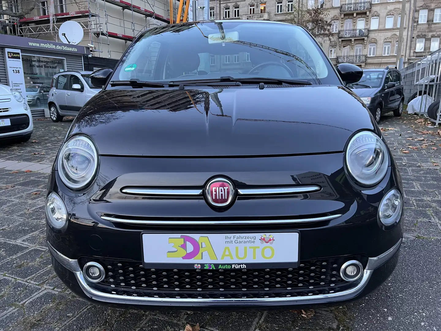 Fiat 500 Fiat 500 1.2 Lounge Klima Panorama Tempomat Schwarz - 1