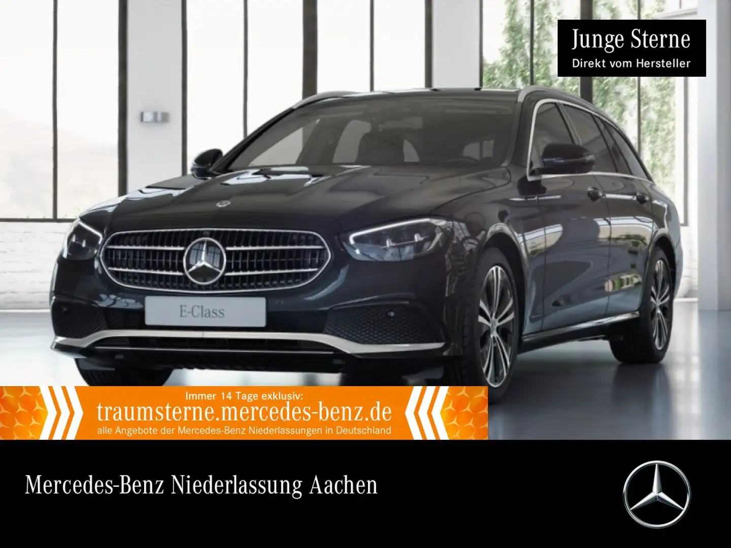 Mercedes-Benz E 220 d T AVANTG+360+AHK+LED+FAHRASS+9G Nero - 1