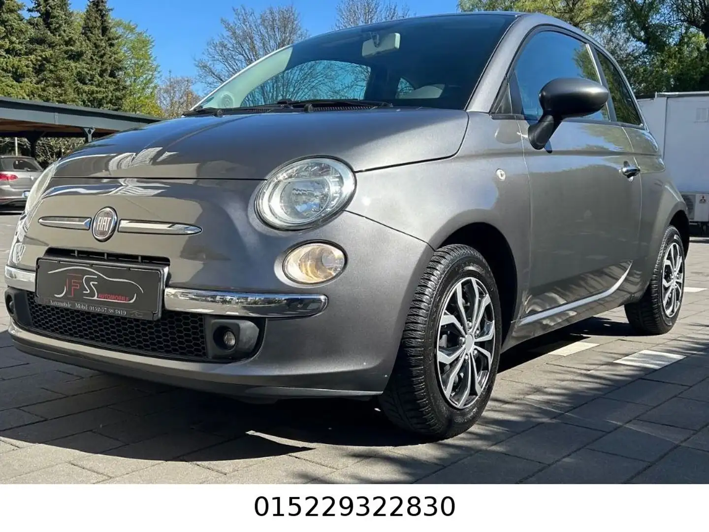 Fiat 500 Sport*KLIMA*TEILLEDER*1-HAND*TÜV 9-2026* Grigio - 1