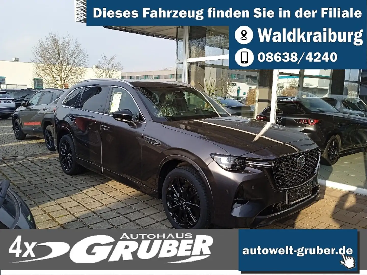 Mazda CX-80 3.3L e-SKYACTIV D 254ps Automatik Allrad Homura Pl Grijs - 1