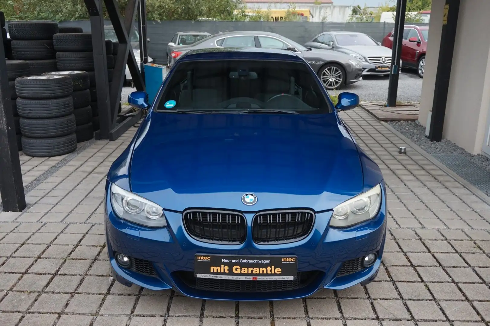 BMW 335 i Cabrio M-Sport*Navi Pro~DKG~KeyGo~Gel. Blau - 2