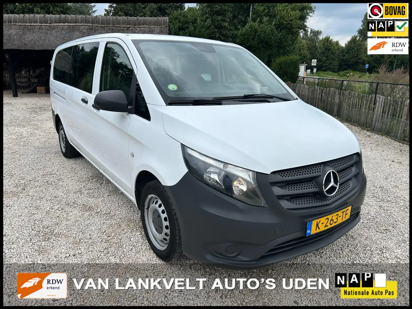 Mercedes-Benz Vito Tourer 114 BlueTEC Pro Extra Lang 9 persoons Wit - 1