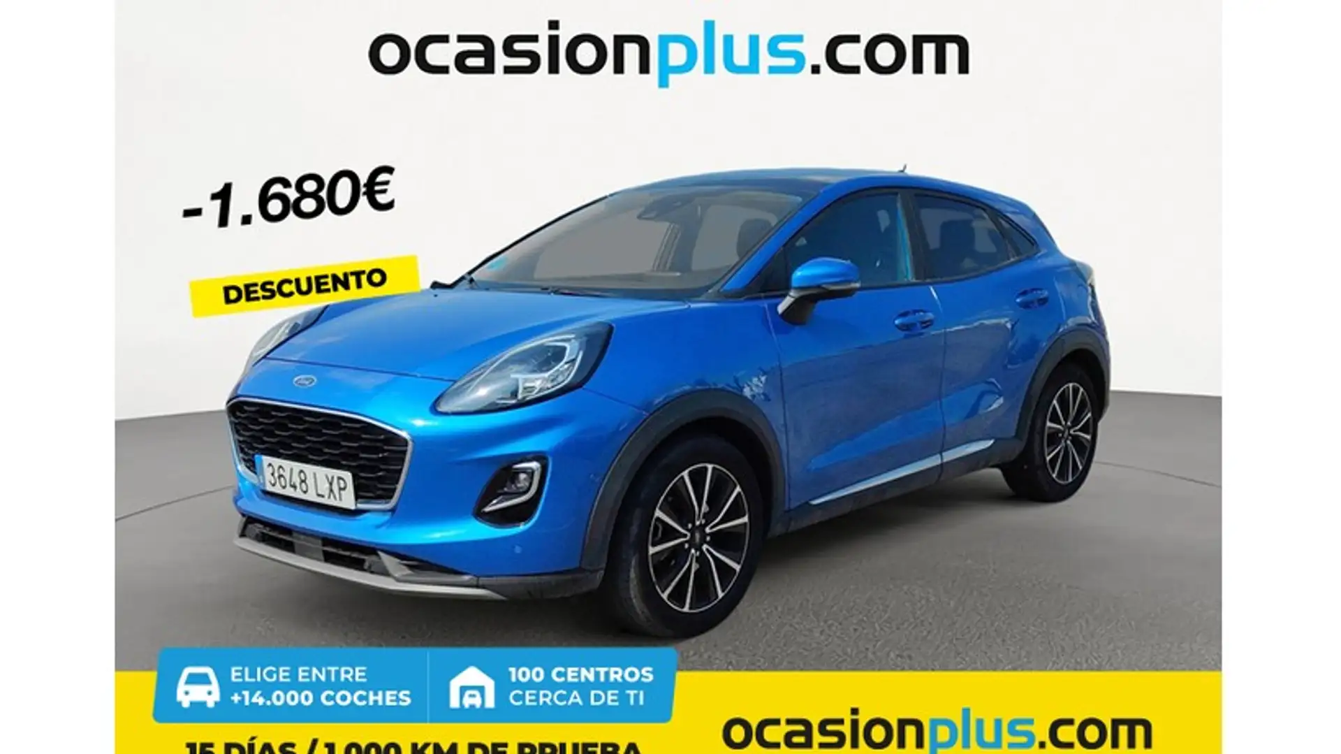 Ford Puma 1.5 Ecoblue Titanium 120 Bleu - 1