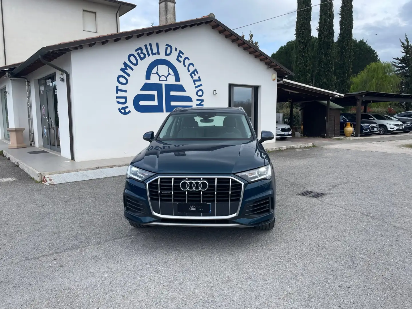 Audi Q7 45 TDI quattro tiptronic Business Plus Blauw - 1