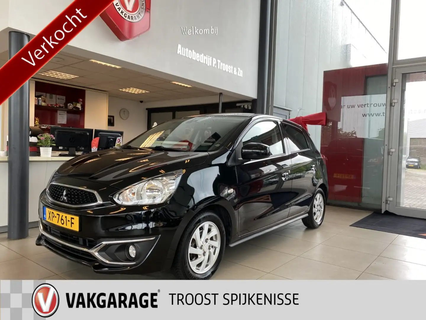 Mitsubishi Space Star 1.0 Active,5 Deurs,5 Zits,Airco,Navigatie,Spraakbe Schwarz - 1