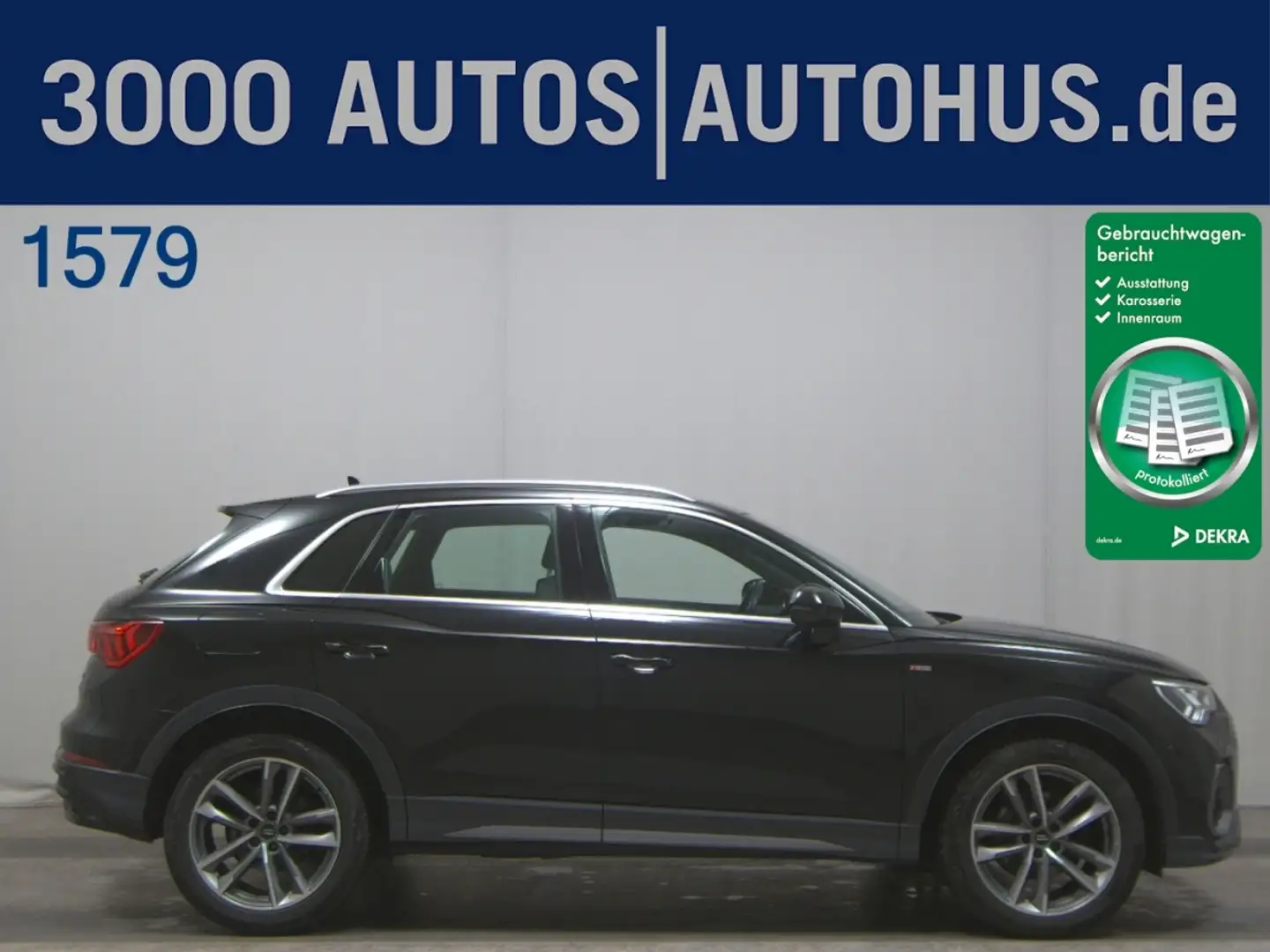 Audi Q3 35 2.0 TDI S-Line AHK Matrix Navi Leder vc Schwarz - 1