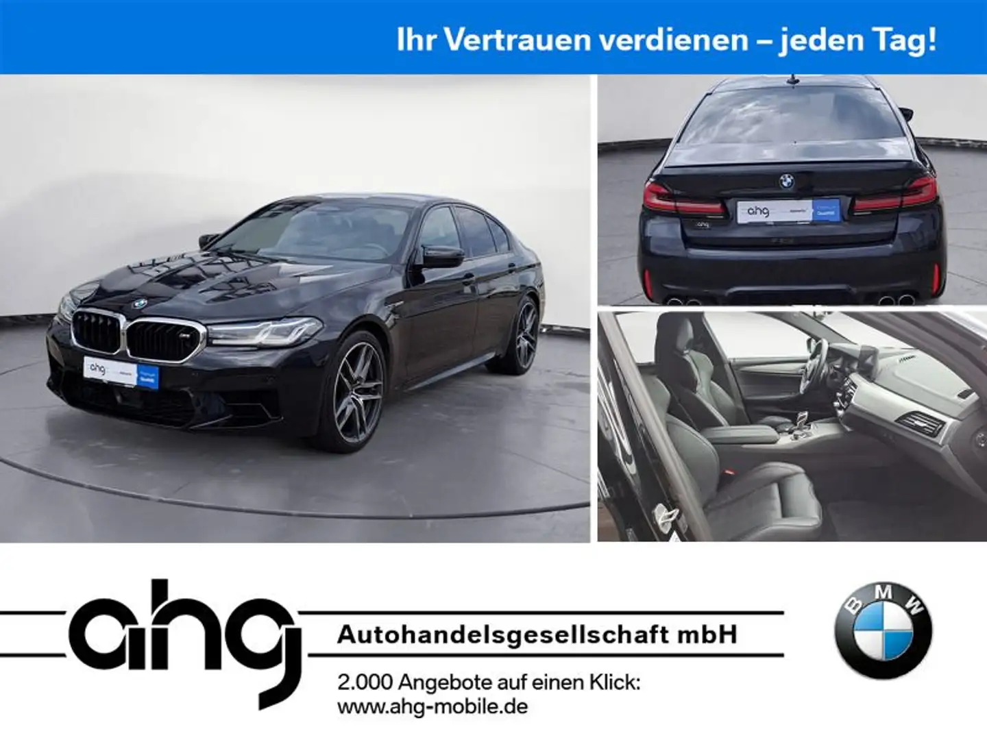 BMW M5 Limousine M Drivers Package Klimaaut. AHK Schwarz - 1