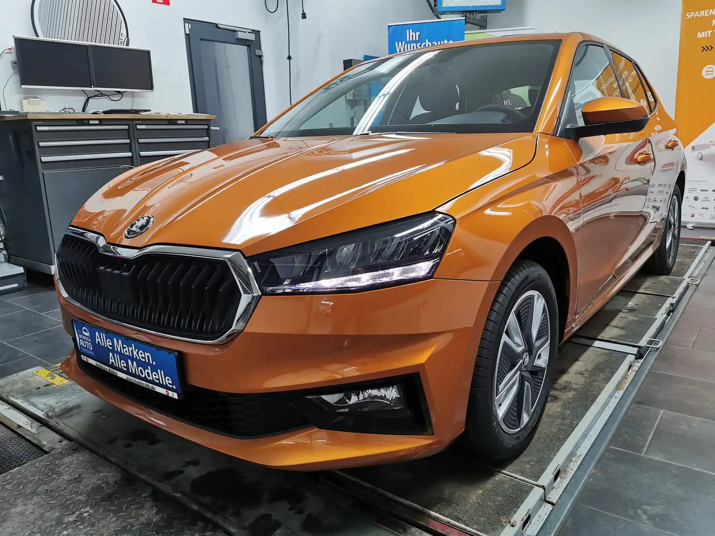 Skoda Fabia 1.0 TSI DSG*5J.-Garant*RFK*Android*St/Stop Orange - 2