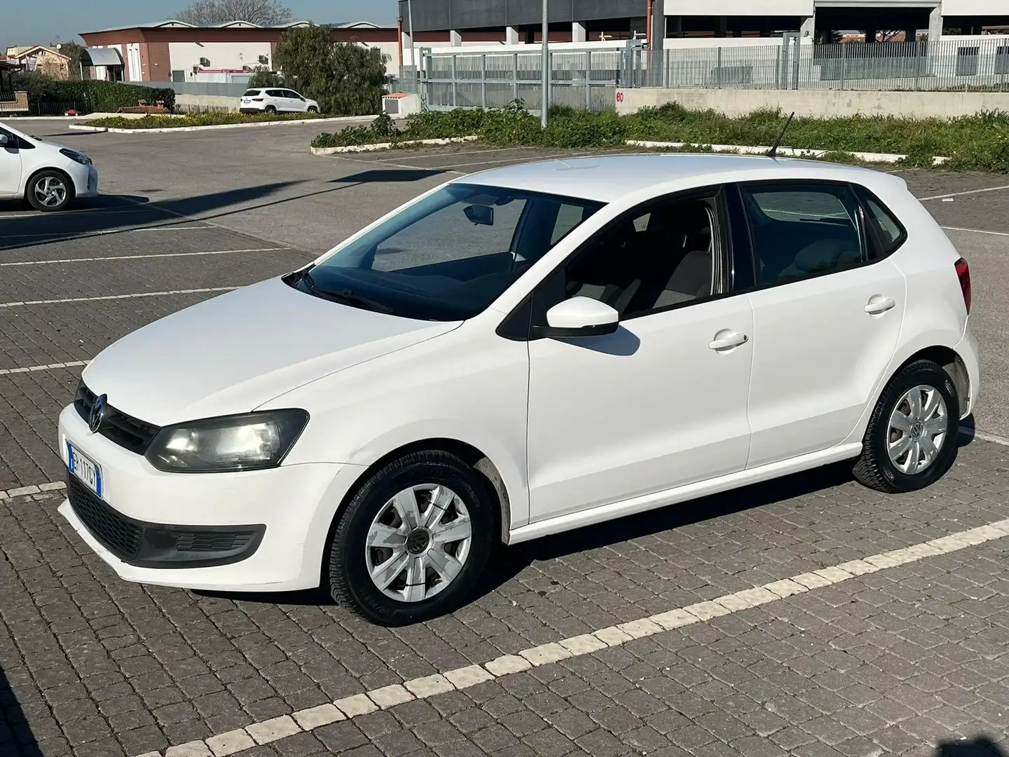 Volkswagen Polo Polo V 2009 5p 1.2 tdi Trendline Bianco - 1