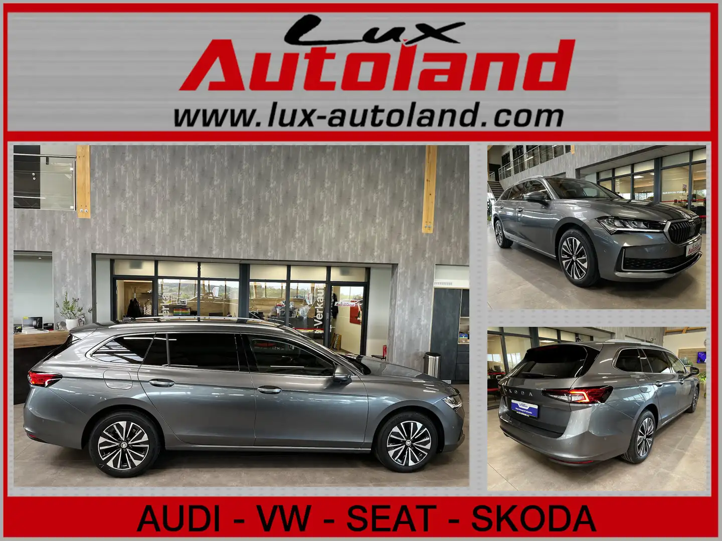 Skoda Superb TDI 110kW Selection ACC Navi 5JG 360° Gris - 1