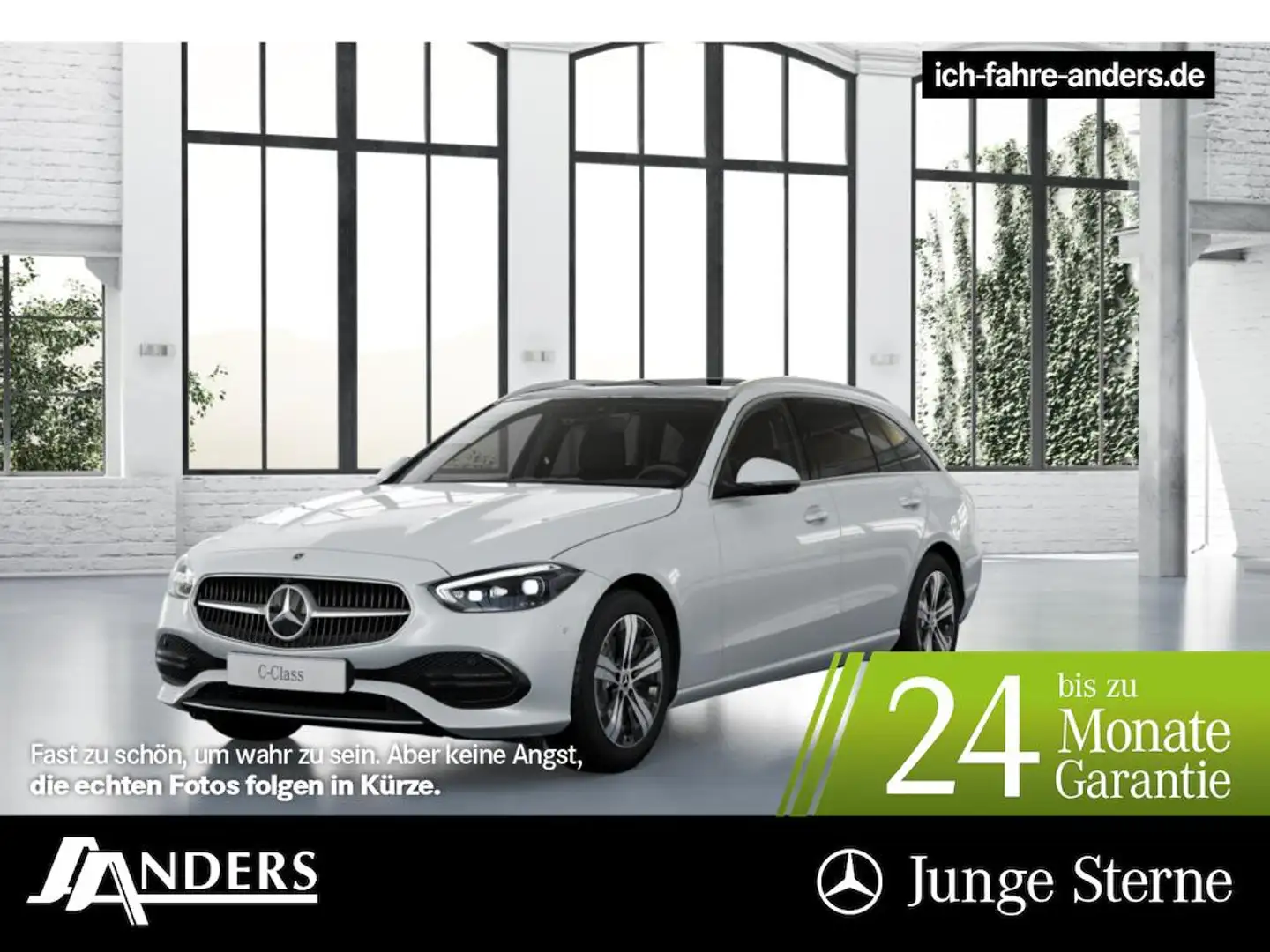 Mercedes-Benz C 220 d T Avantgarde+MBUX+Pano+AHK+DIGITAL+360° Weiß - 1