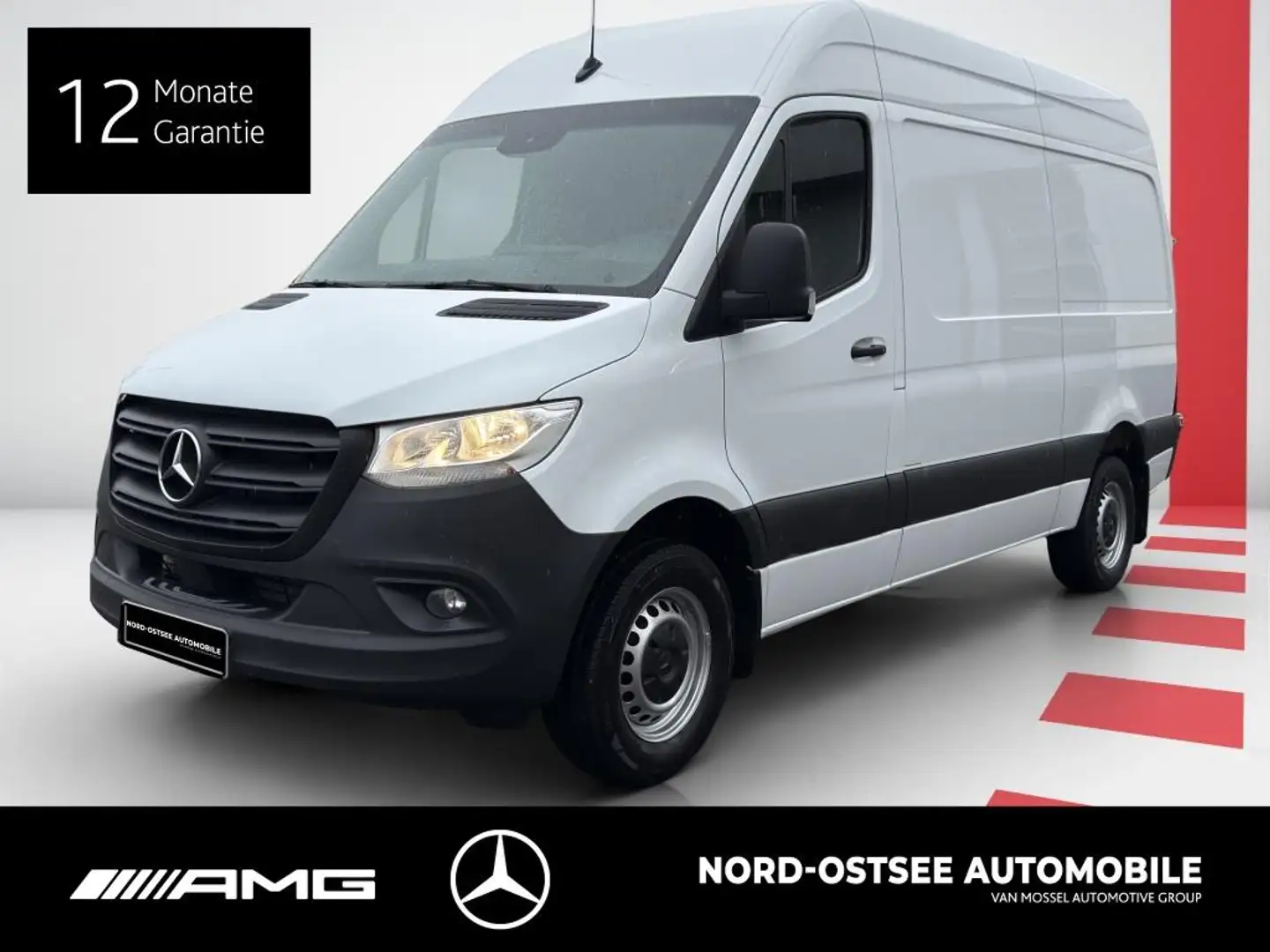 Mercedes-Benz Sprinter 317 L2H2 AHK 2,8t STDHZG KAMERA KLIMA Wit - 1