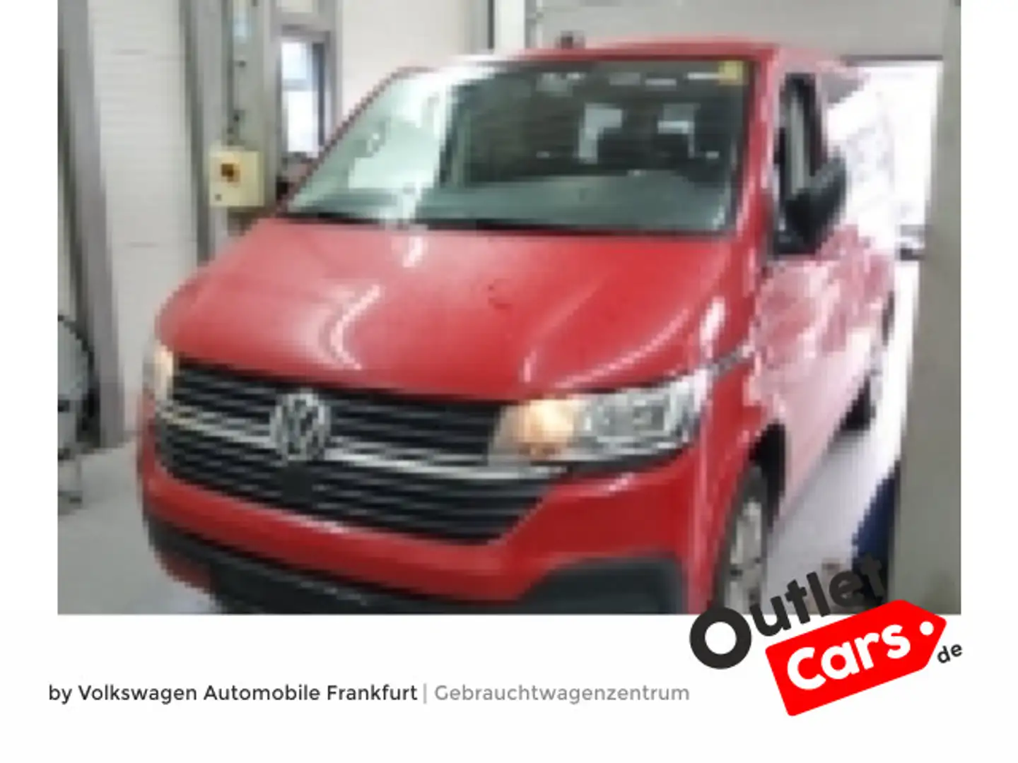 Volkswagen T6 Multivan 2.0 TDI Family Klima DAB+ Rot - 1